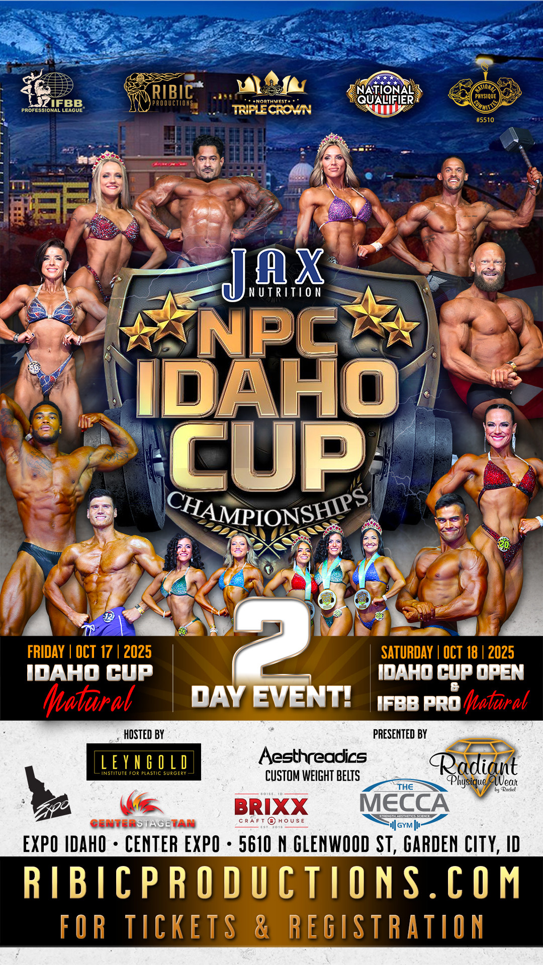 The 2 day NPC Idaho... - Ribic Productions - Sporting Events | Facebook