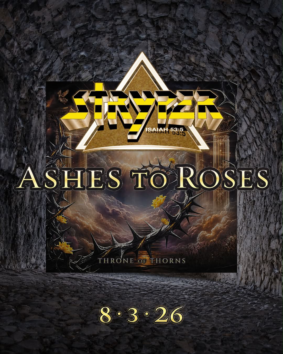 Stryper - The 3rd single from our upcoming album Throne Of Thorns