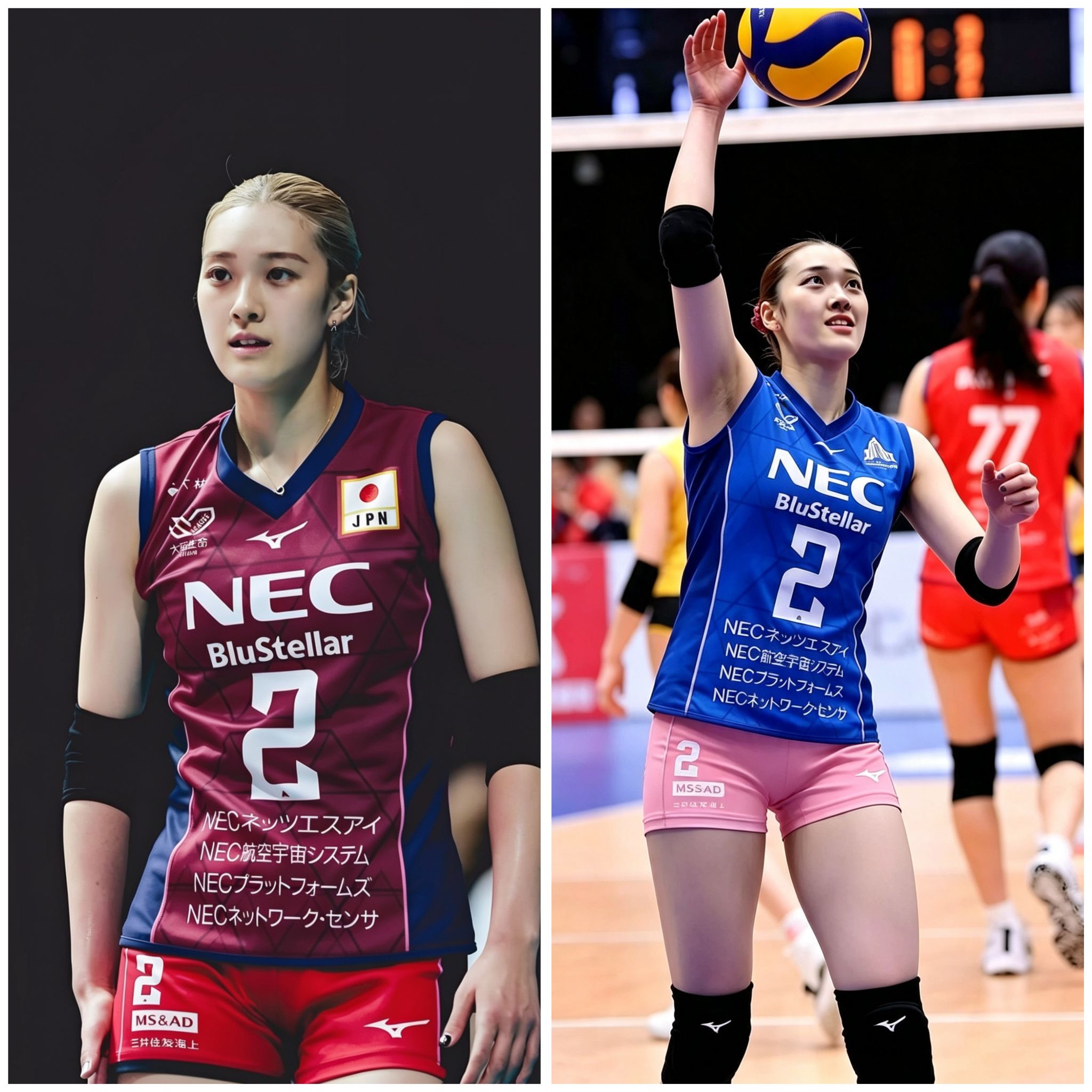 🥰🇯🇵 佐藤淑乃、キュートで輝く日本のスポーツガール！✨🏐 愛らしい