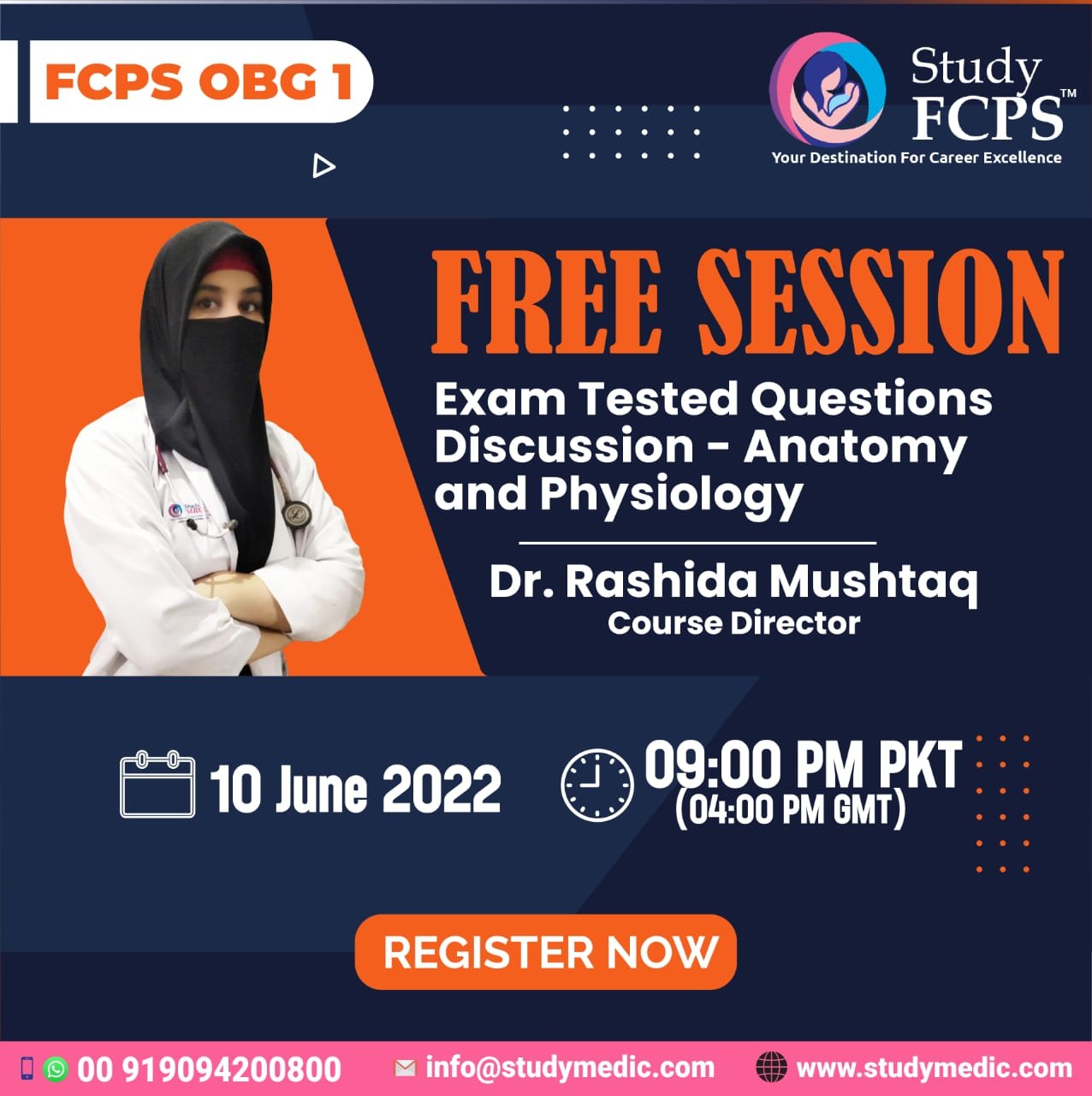 Study MEDIC - Dear FCPS OBG 1 Aspirants, Explore the FREE SESSION on ...