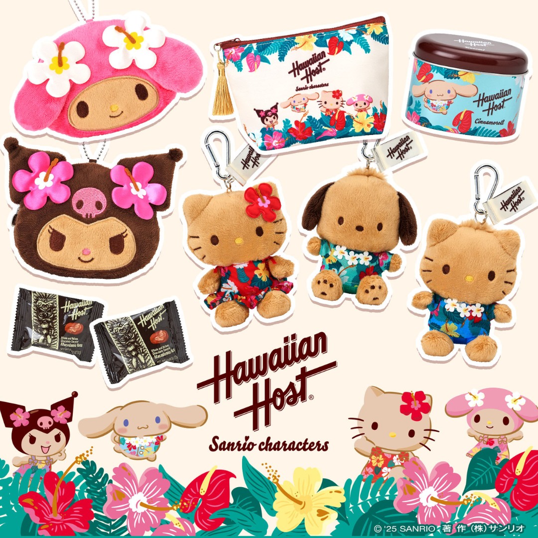 Sanrio Hawaiian Host × Sanrio Characters 🌺🌴✨ Coming Soon! #Sanrio