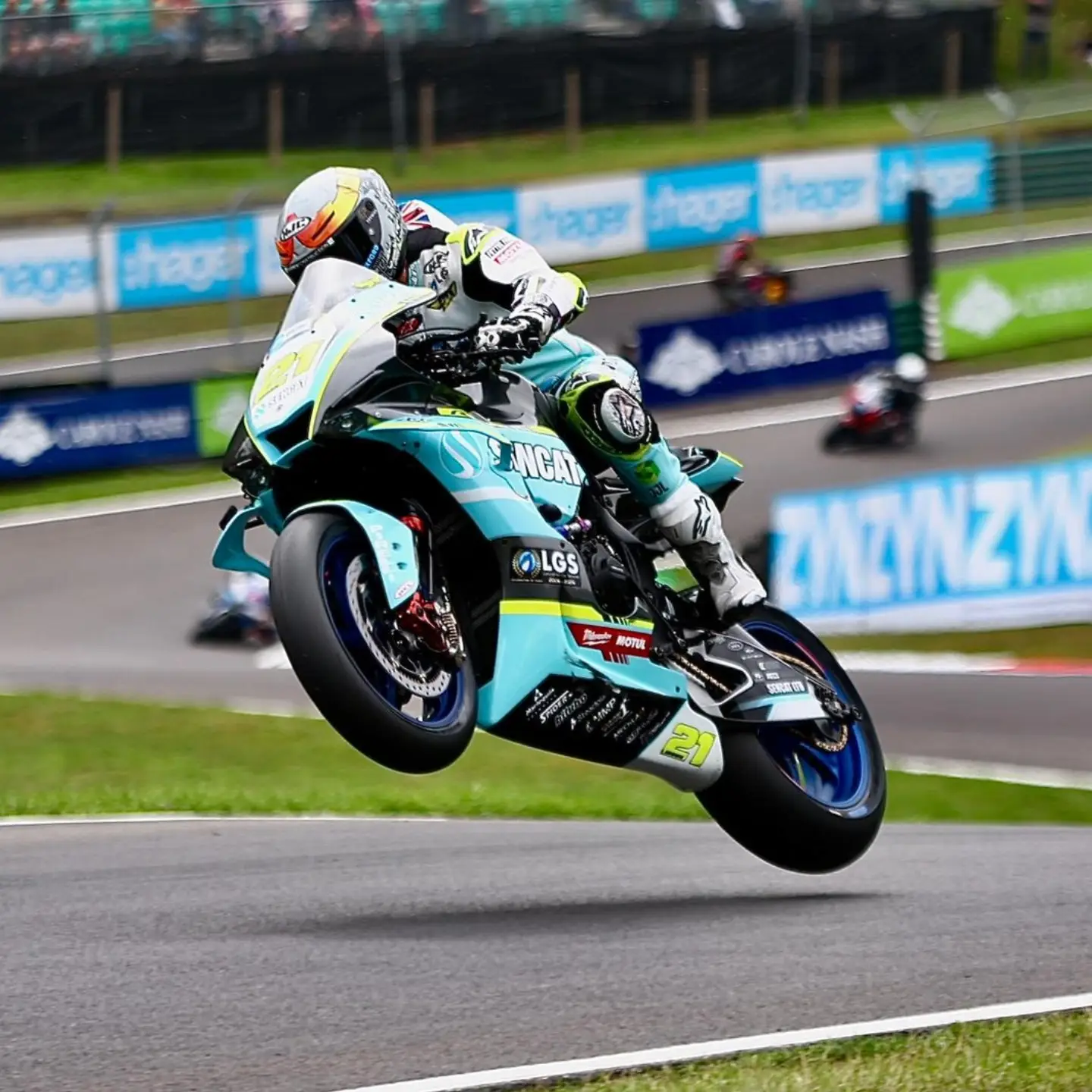 Christian Iddon's first day at Cadwell with Sencat Racing