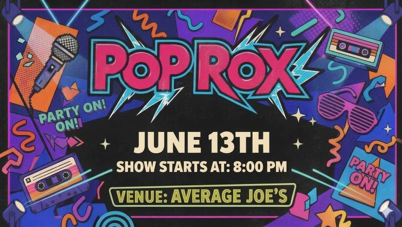 Pop Rox - World's Premier 80s Tribute Band