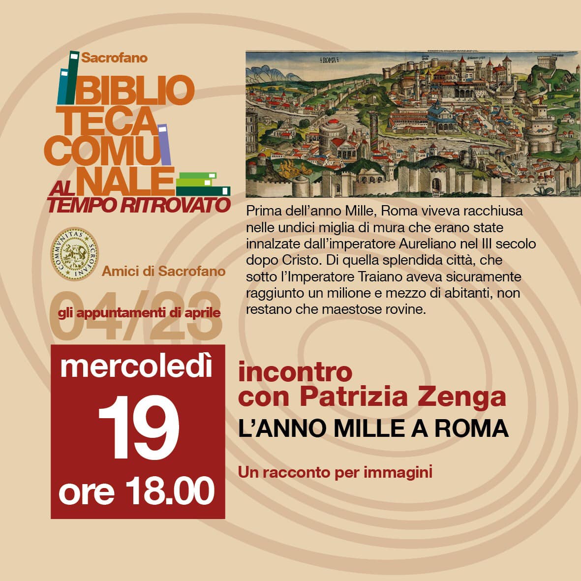 📚 L’ANNO MILLE A ROMA: RACCONTO PER... - Comune di Sacrofano | Facebook