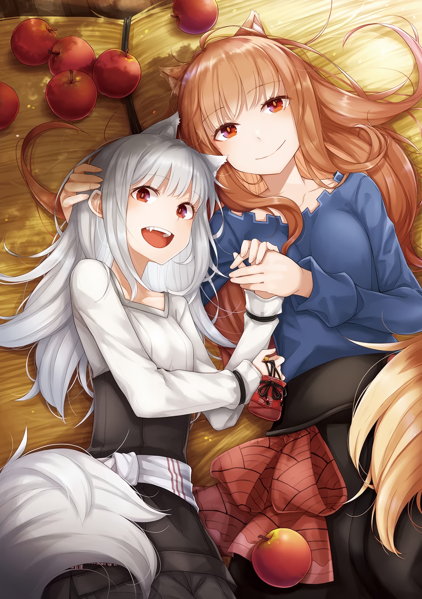 狼辛畫集2封面公開!!!! 這臉上滿滿母性的赫蘿也很棒(*´艸`*) 附費特典 