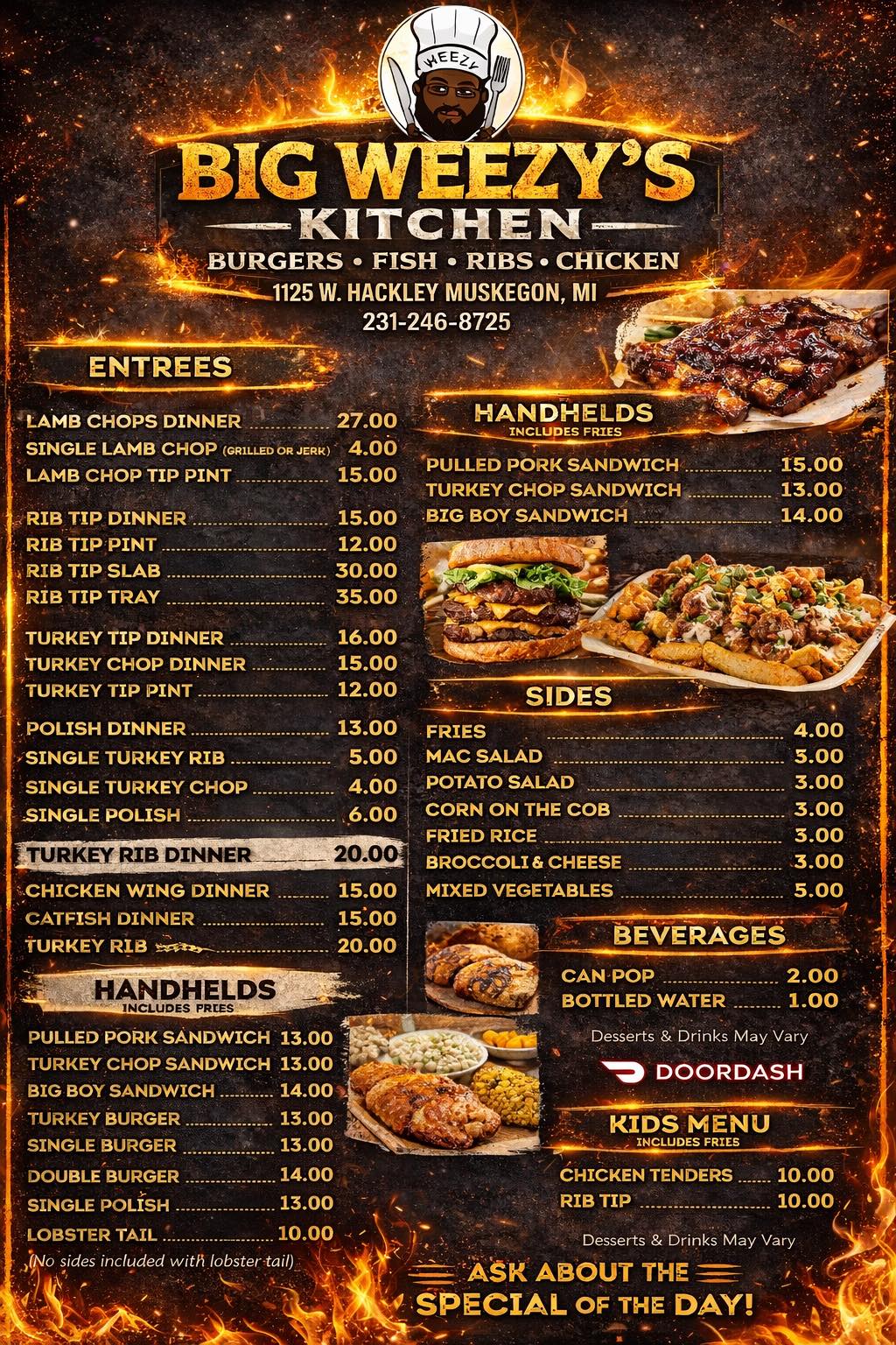 New menu
