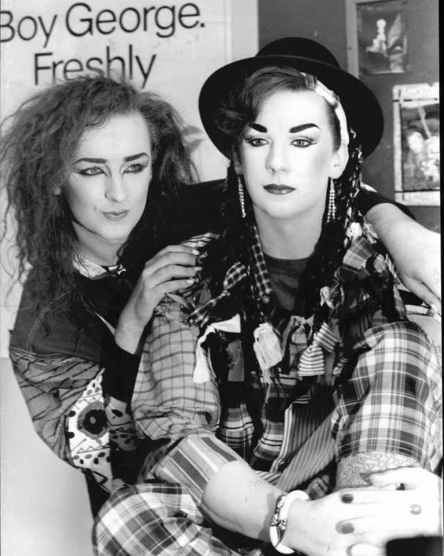 On June 14, 1984, a wax figure of Culture Club frontman Boy George