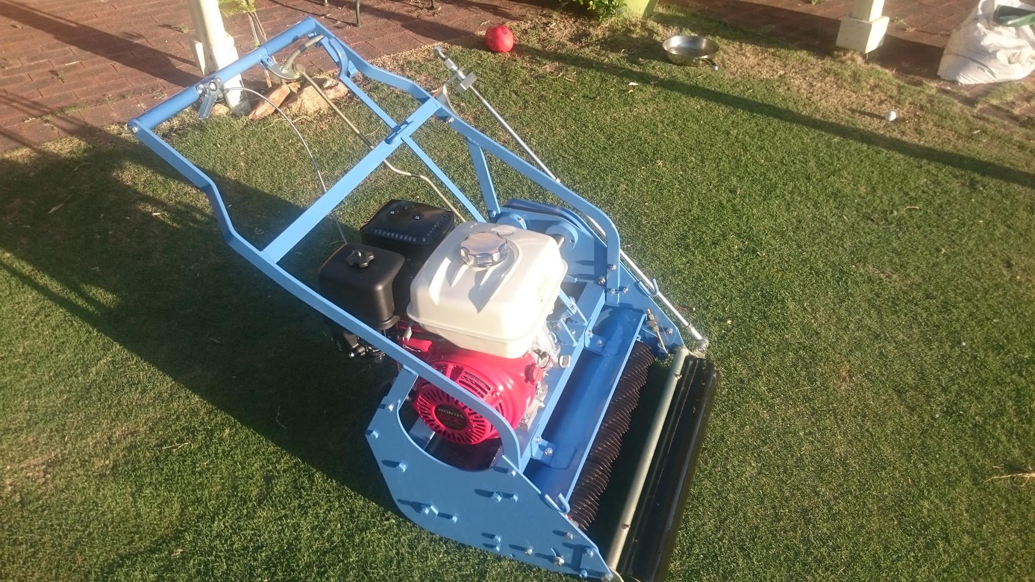 New groomer/vertimower/sweeper/mower... - Trident Lawnmowers