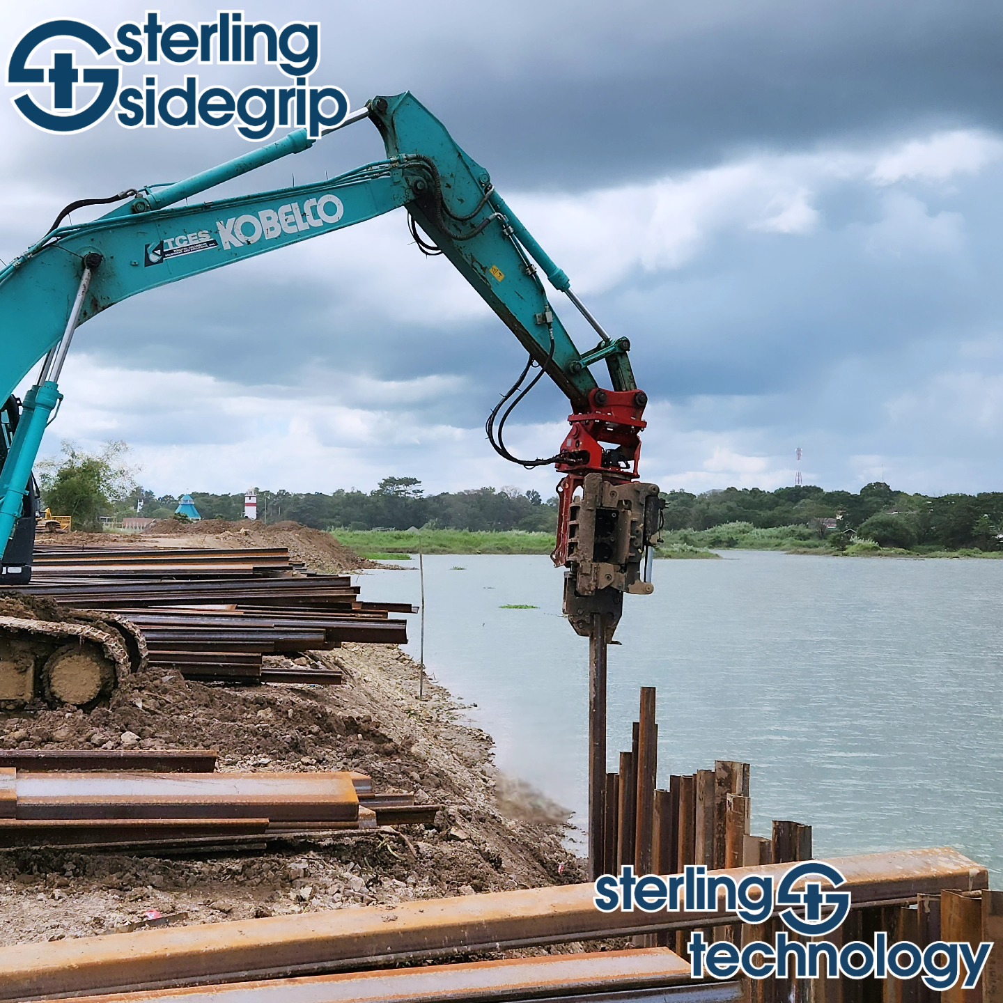 Sterling - Patented W* type, Sterling Side grip pile driver!!! Patented ...