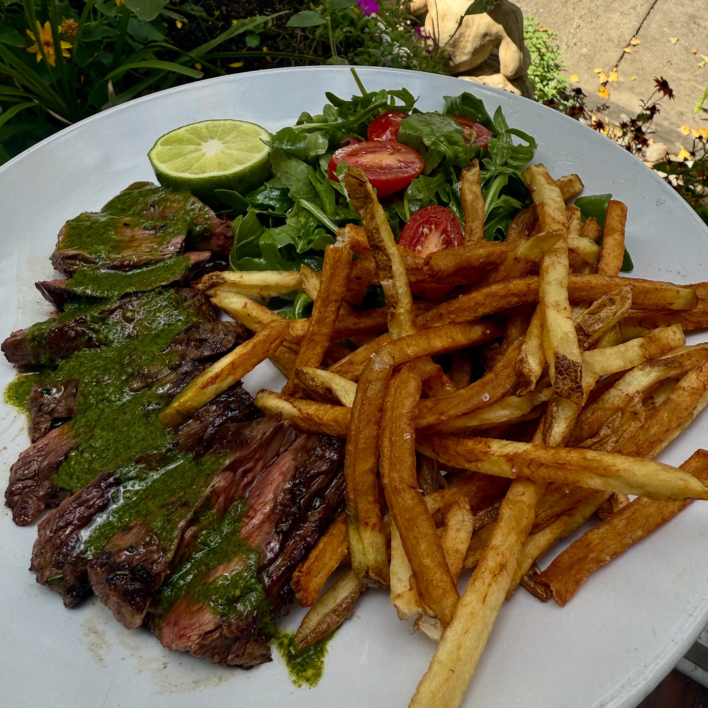 Weekend Special Carne Asada Steak Frites Going back to our roots