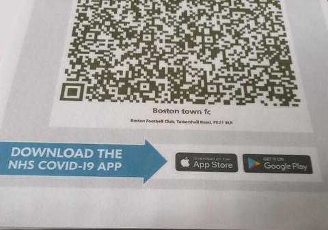 From now on we'll have a QR... - Boston Town Football Club