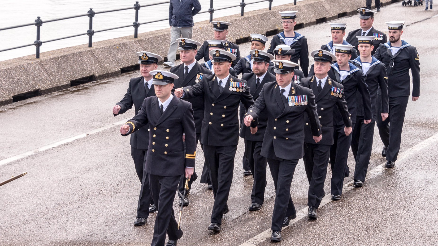 HMS Eaglet - RNR support RMR in remembering Zeebrugge 100... | Facebook