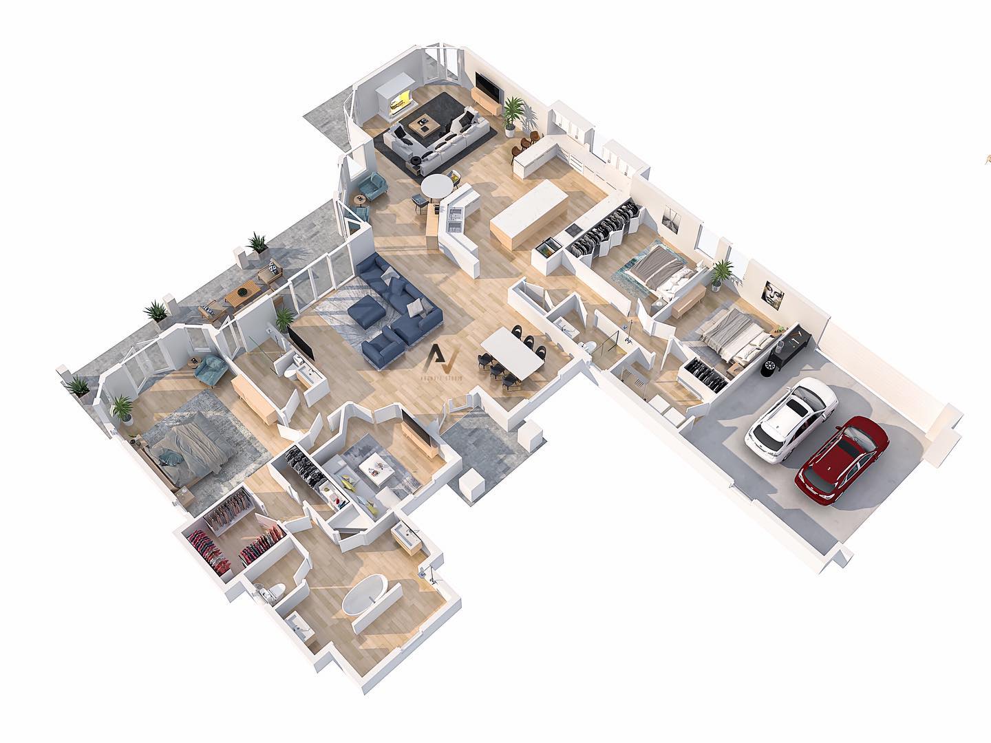 Archvizstudio3D - Our 3D floor plan Contact us for 2D&3D... | Facebook