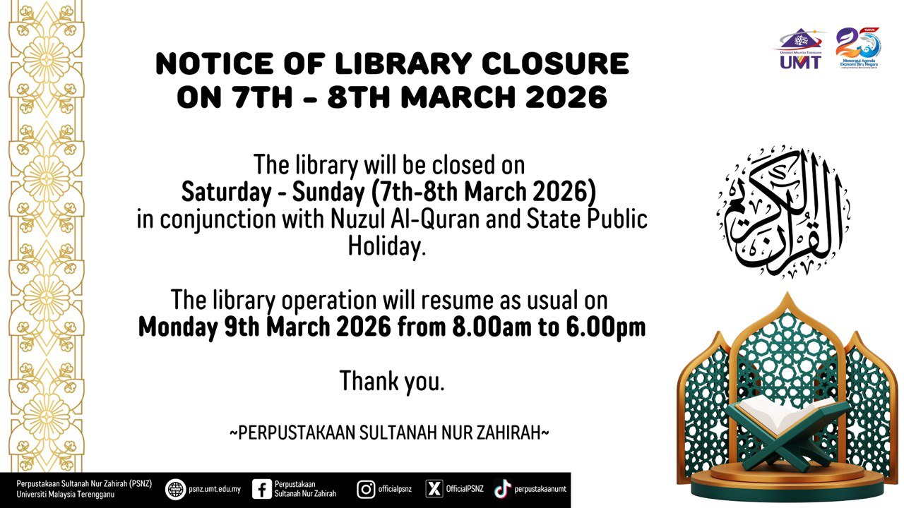Perpustakaan Sultanah Nur Zahirah | Kuala Terengganu