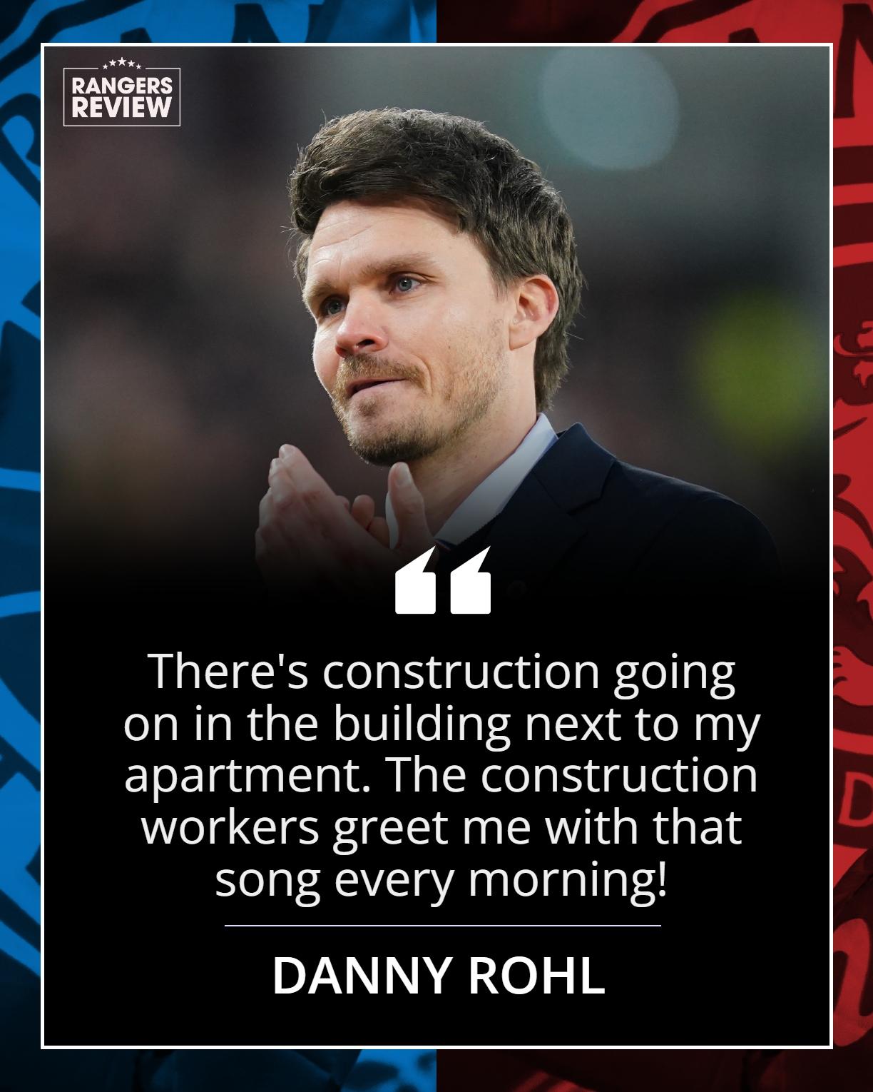 😄🔈 'Danny, Danny Rohl...' - The Rangers Review | Facebook