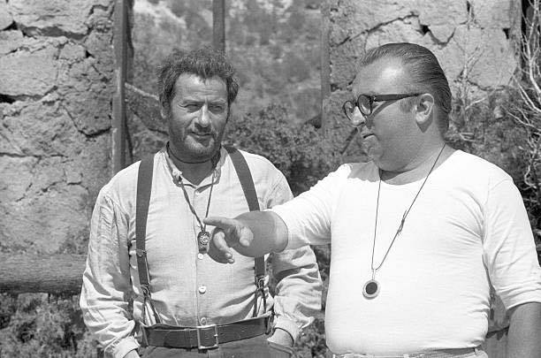Eli Wallach Sergio Leone In Sad Hill The Good The Bad - 