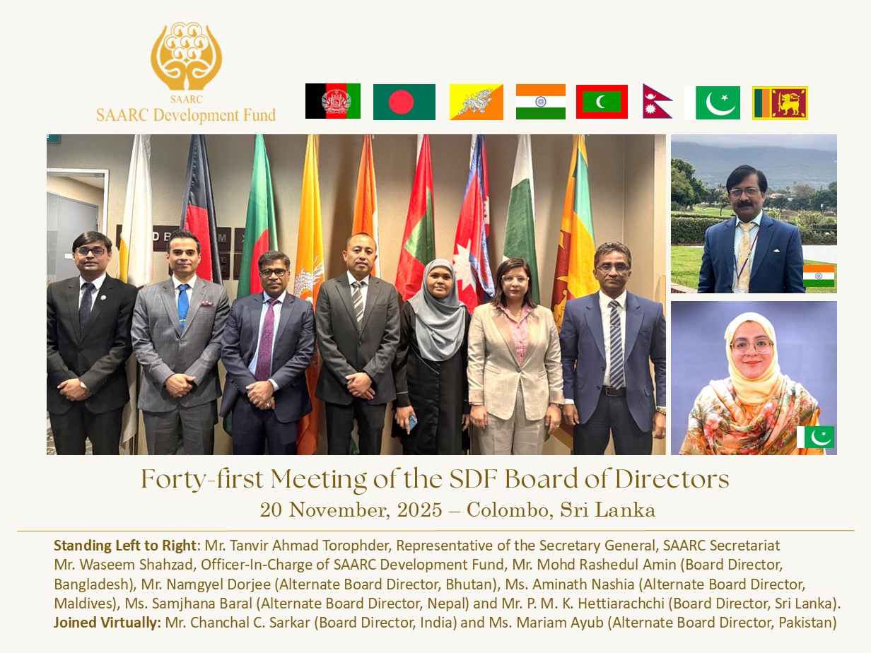 📍 Colombo, Sri Lanka | 20-21 Nov... - Saarc Development Fund | Facebook
