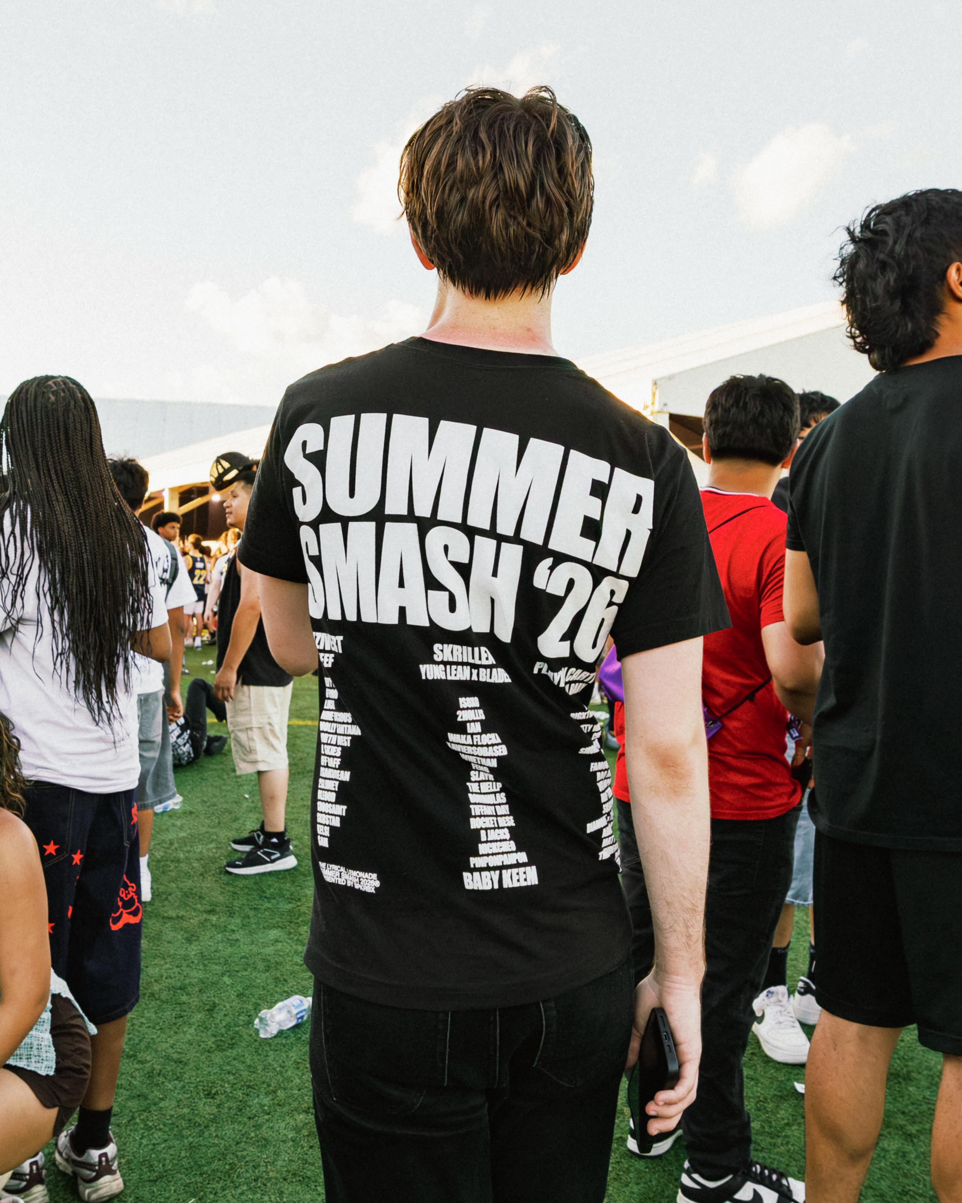 IT'S NOW OR NEVER 🚨 visit the merch booth for your summer smash