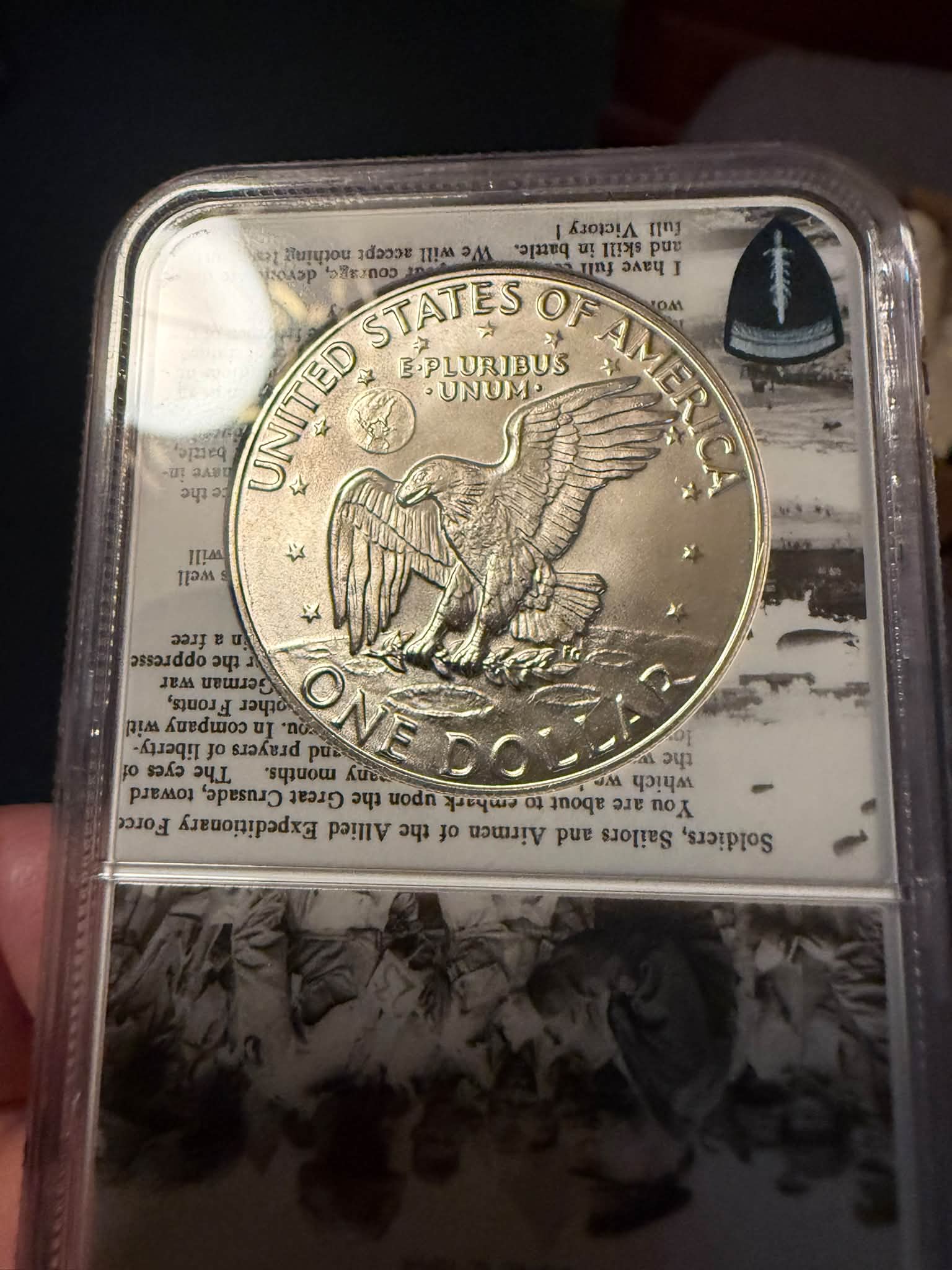 1974 Silver Ike MS-67 proof 69 cameo coin auction