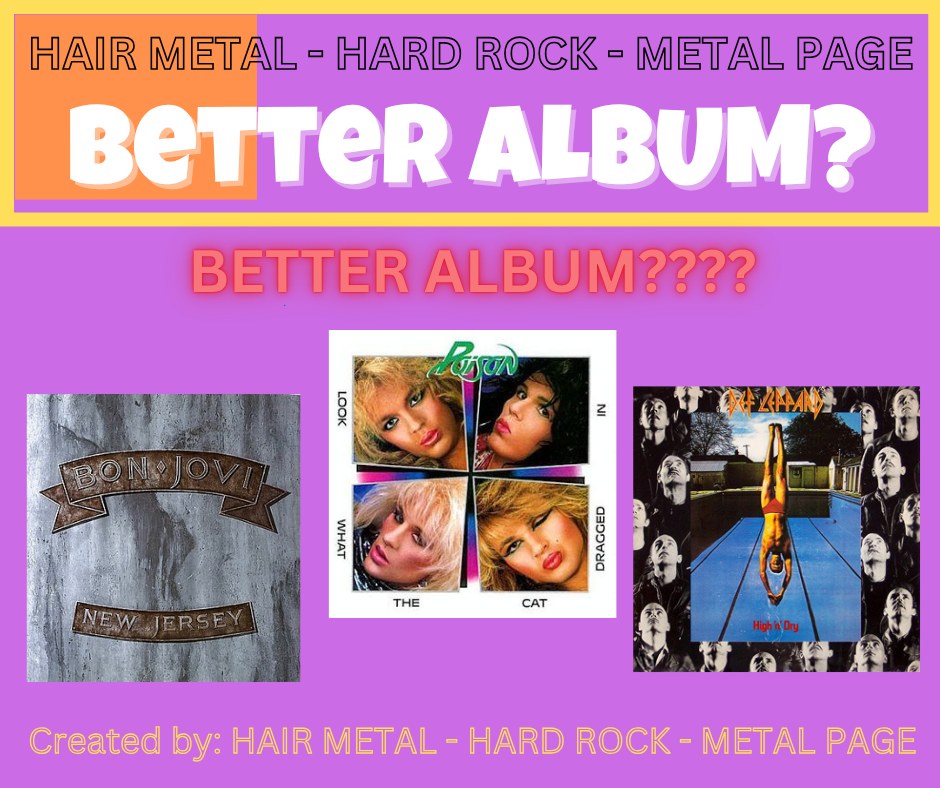 Three Iconic Albums.Which One is Your Favorite???? Bon Jovi