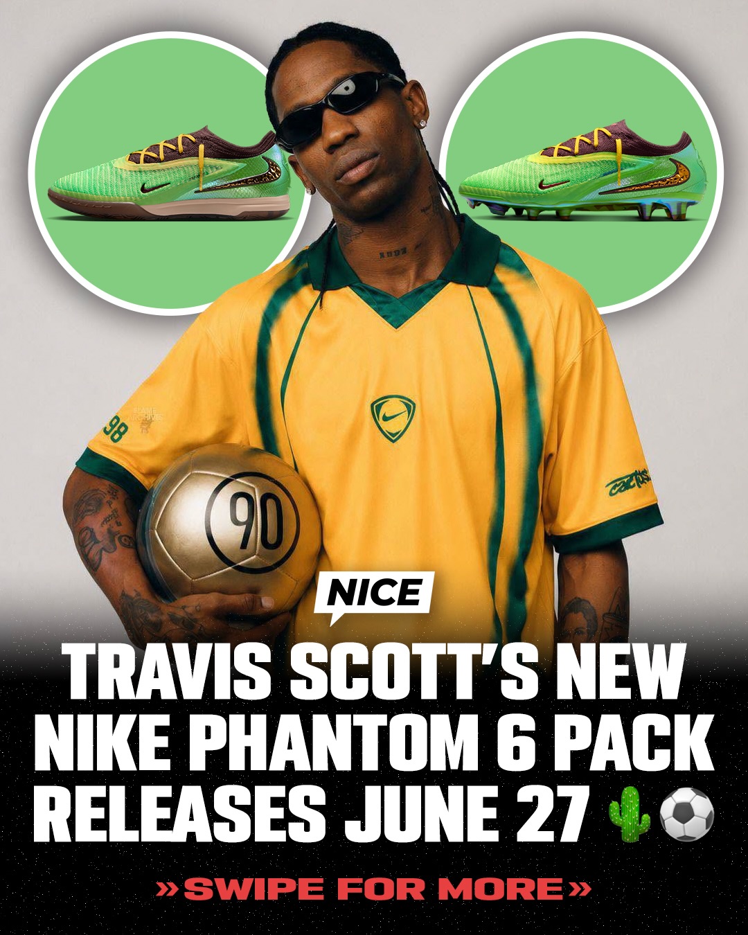 Travis Scott's Nike Phantom 6 Low collection officially drops June