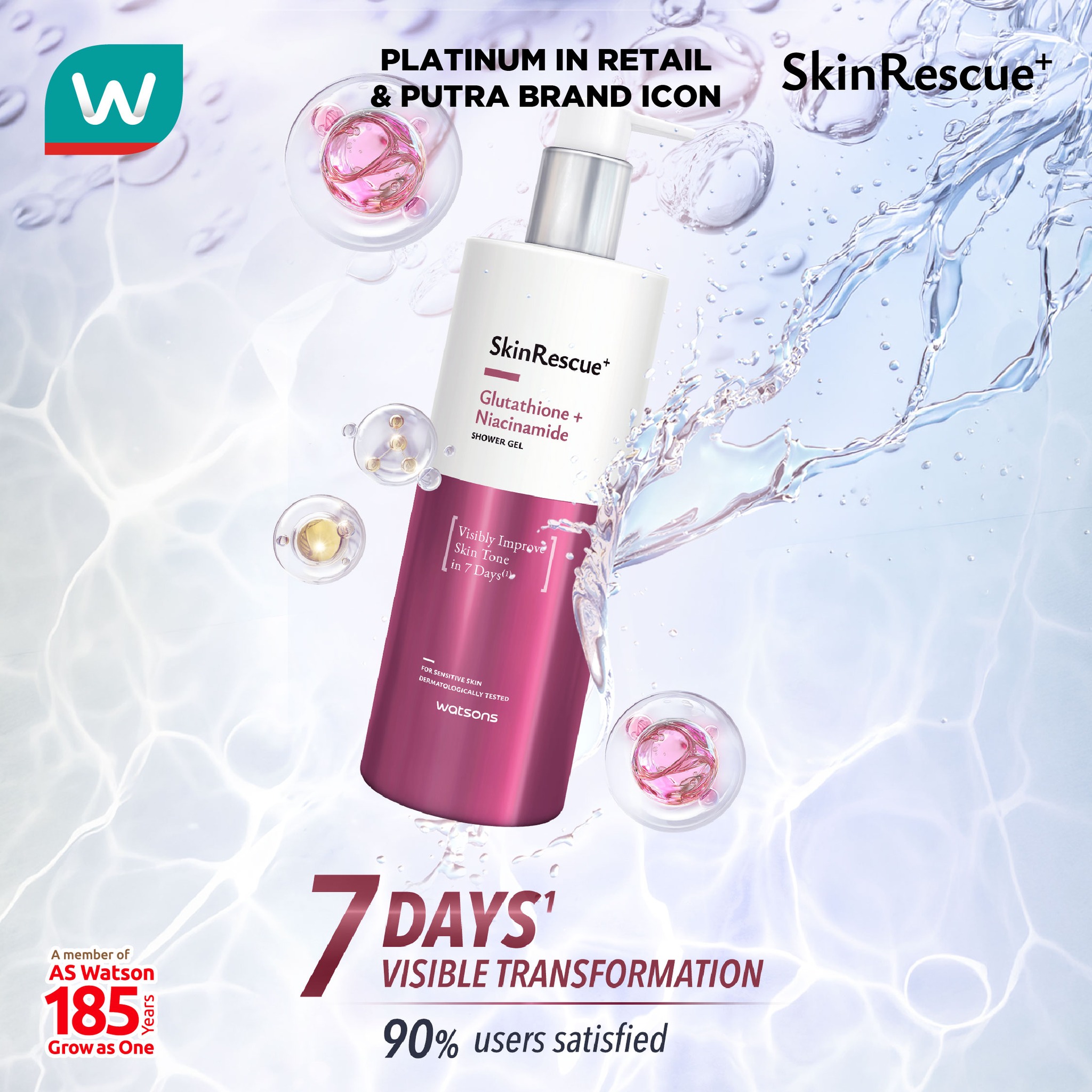 glutathione products available in watsons Gentle care for soft, healthy-looking skin ✨ Experience the glow with SkinRescue+ Shower Gel infused with + Niacinamide for skin that feels refreshed, nourished, and radiant every day 💖 Get mg:10mg/10mg Mark 30 Glutathione Facewash 10% Urea
