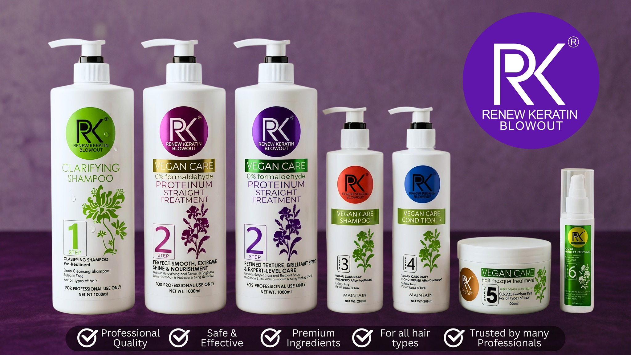 RK VEGAN CARE BOTOX TREATMENT ✓For perfect smooth, extreme shine