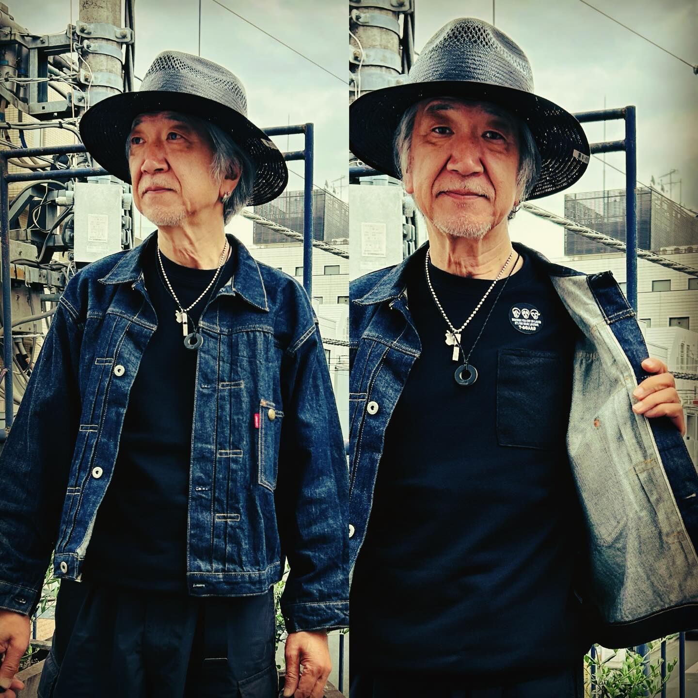 オリジナルスウェットシャツ モデルをBerBerJin 藤原裕 にお願いしま