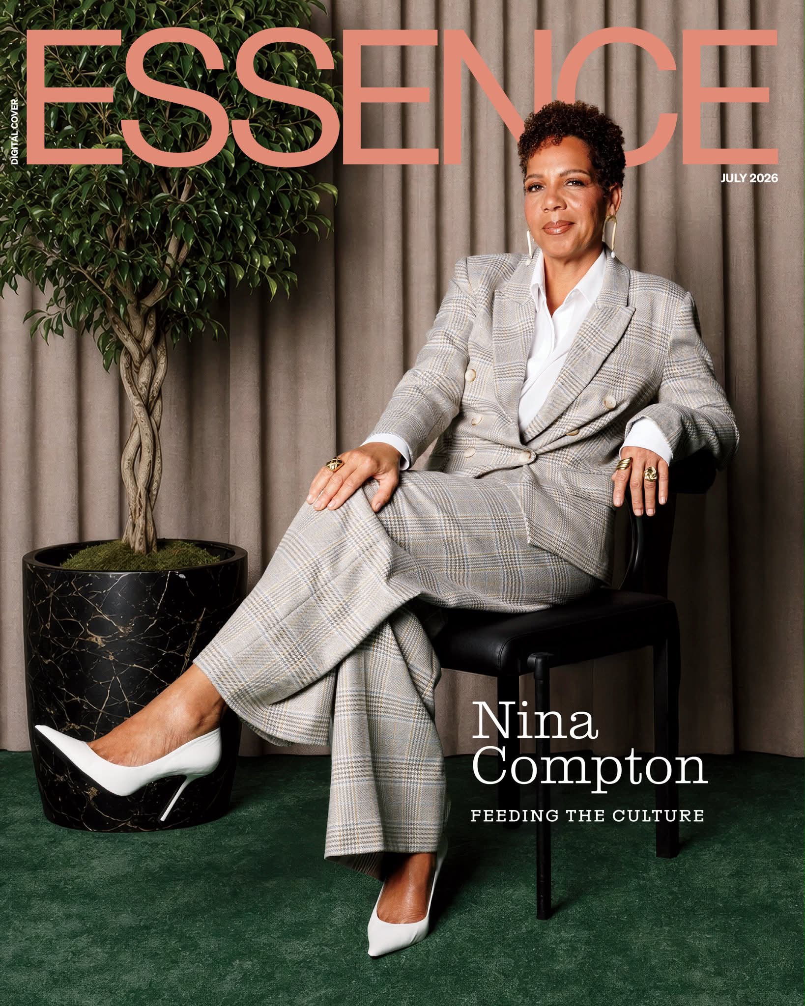 〈nina〉COMTHERAN Beauty〈O〉II コンセラン Chef Nina Compton covers Essence Digital Cover (July 2026
