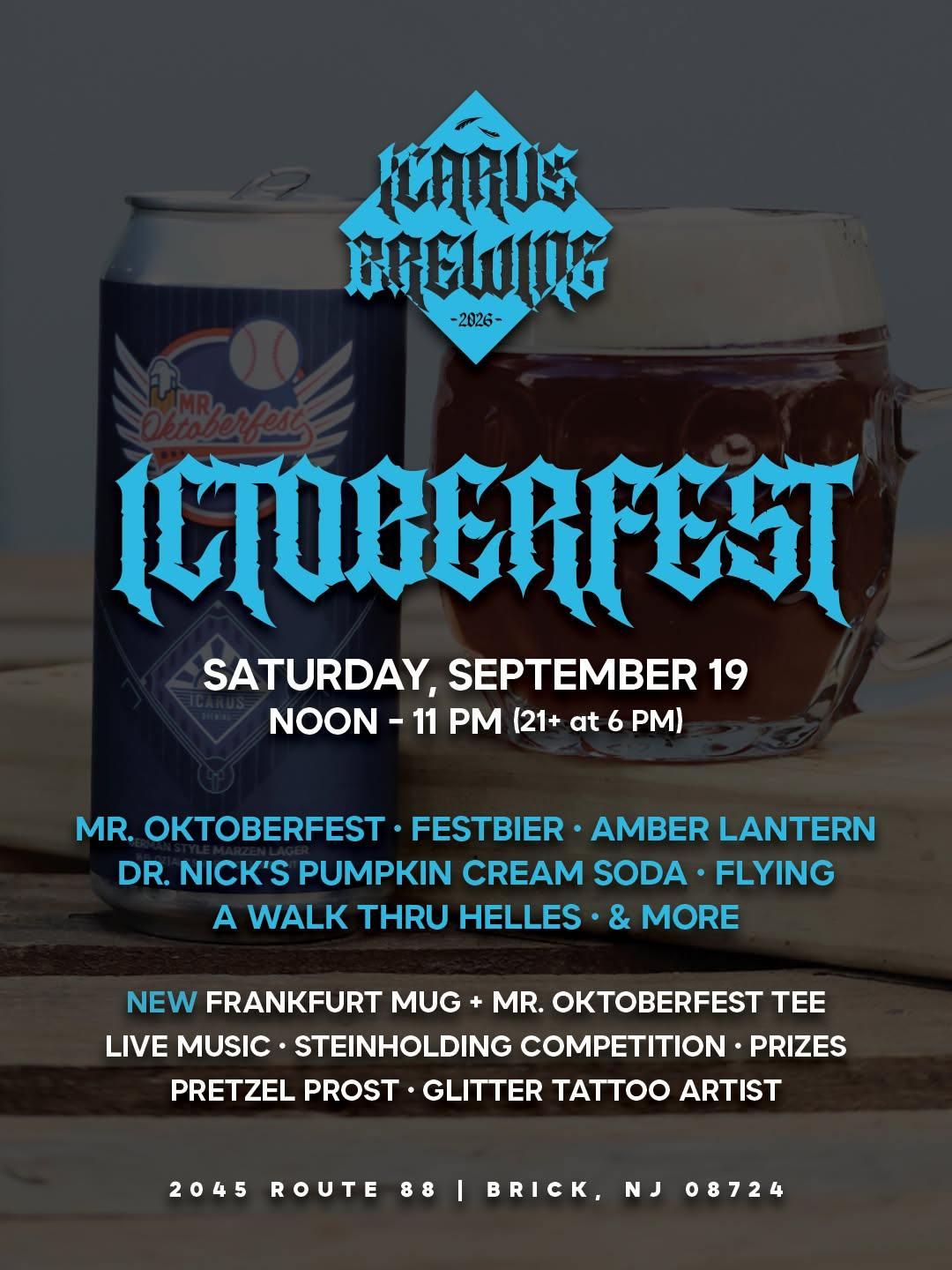 Oktoberfest in Brick, NJ on September 19, 2026