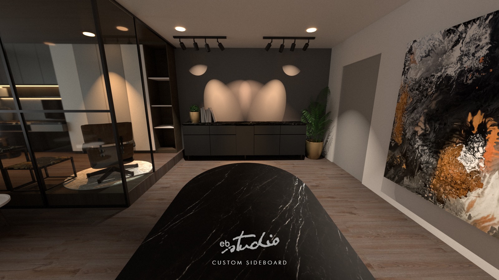 EB Studio - [Custom Sideboard + Countertopl] Never worry...
