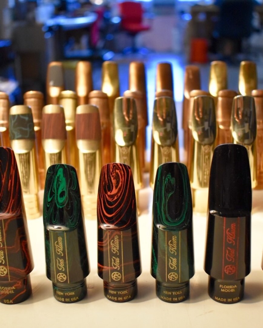 Ted - “My Ted Klum New York model alto saxophone mouthpiece allows