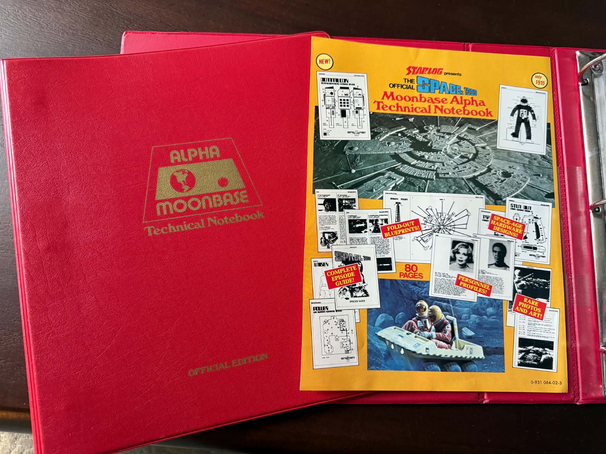 How to preserve Space: 1999 Alpha Moonbase Technical Notebook?