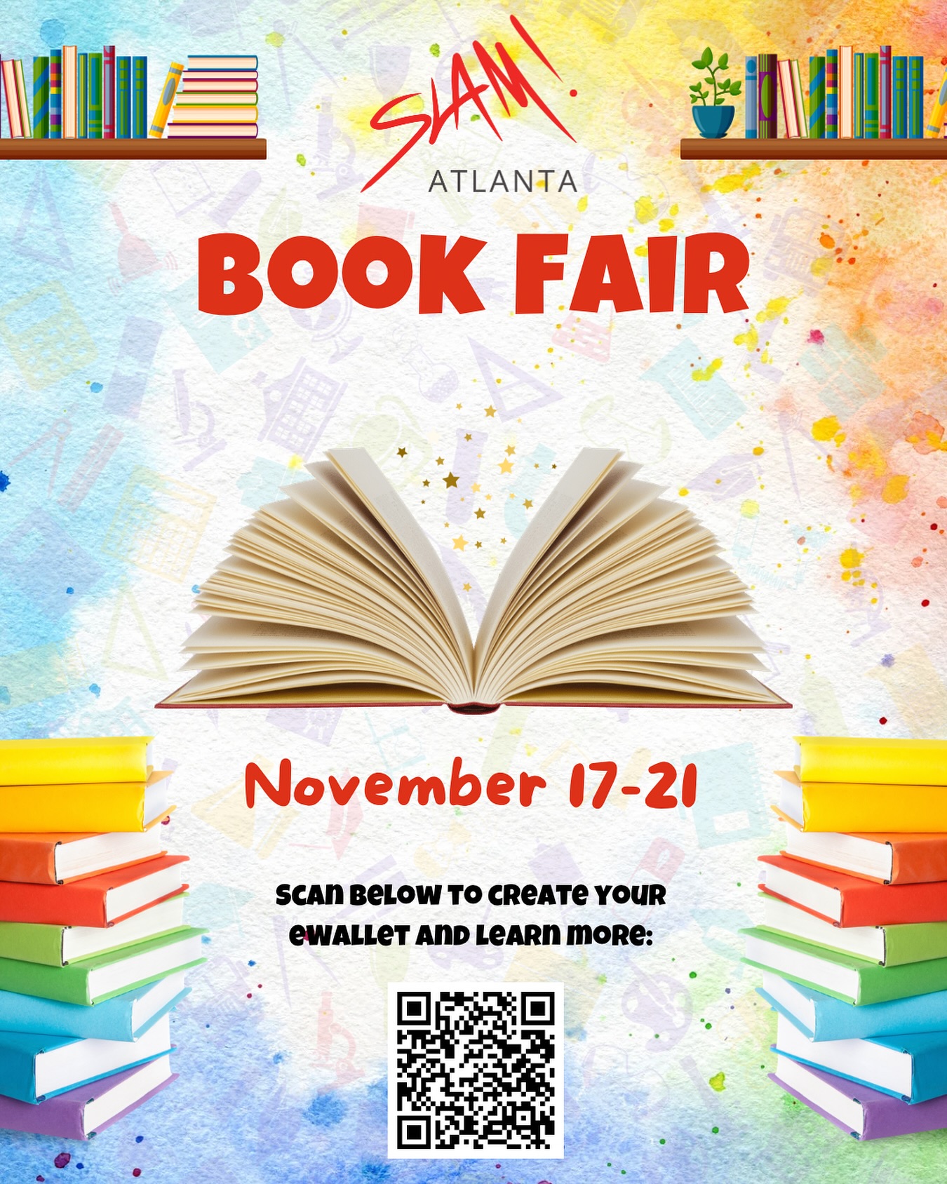 SLAM - 📚 The Scholastic Book Fair is coming to SLAM Academy! Get ready ...