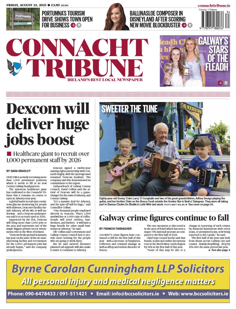 Connacht - THIS WEEK'S CONNACHT TRIBUNE IS NOW ON SALE OR YOU CAN ...