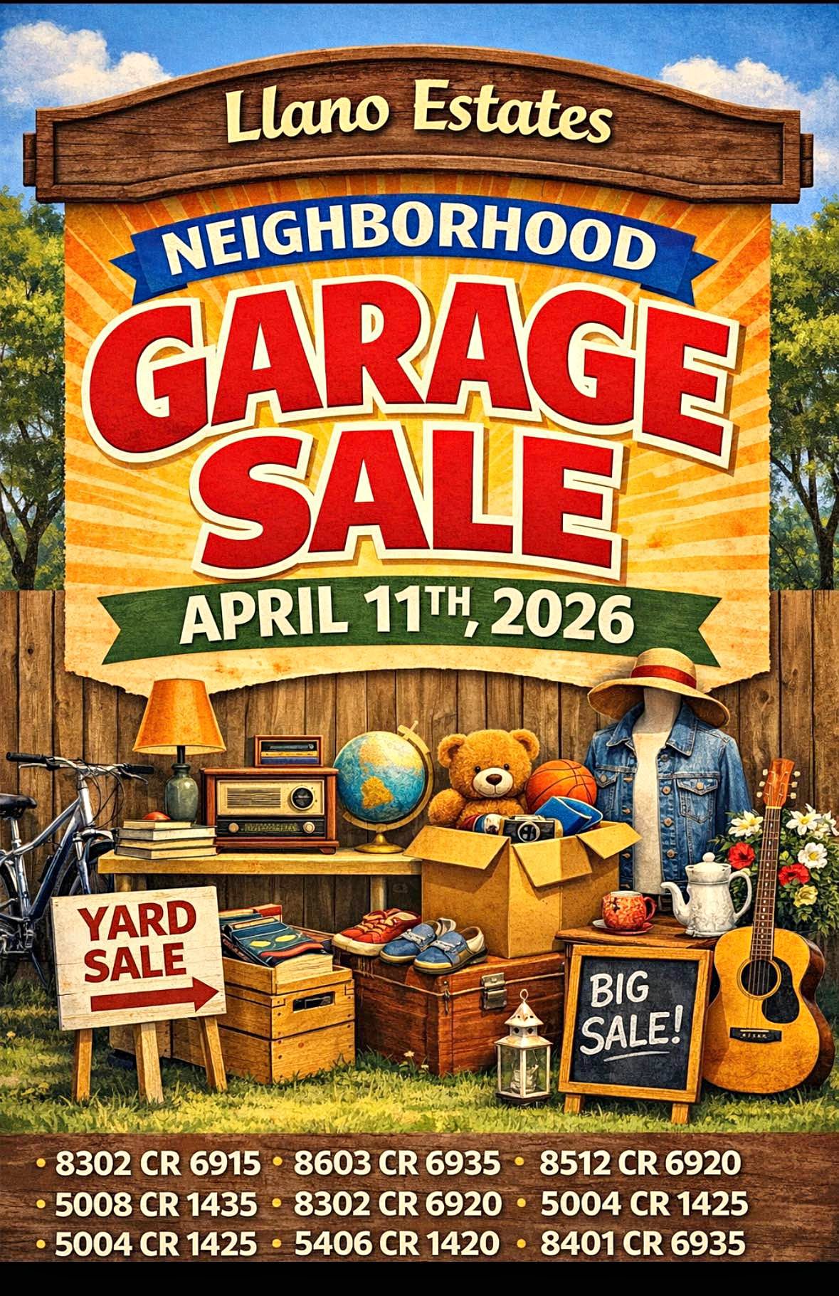 Garage Sales Lubbock Texas