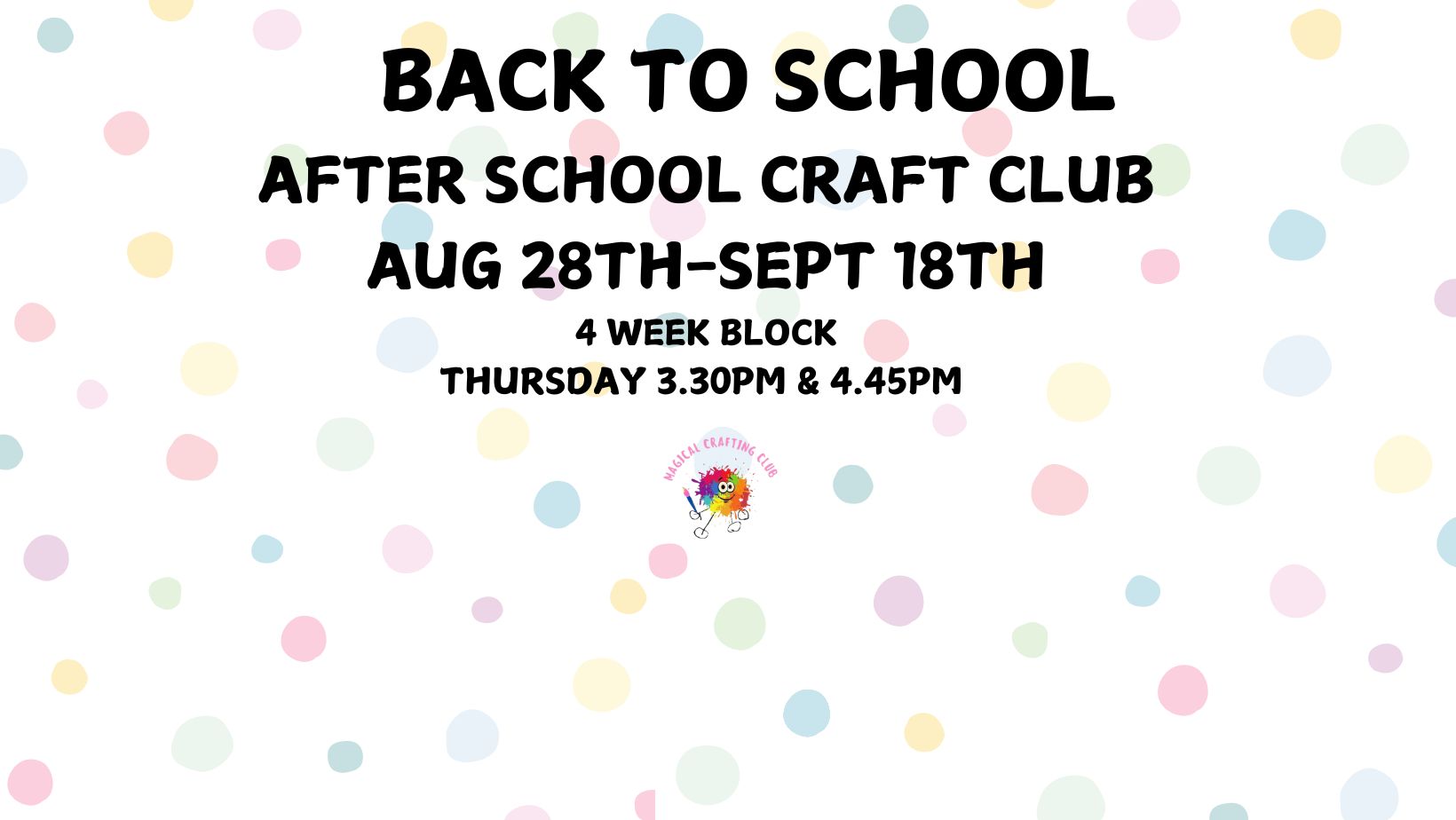 ASCC- THURSDAY- 4 WEEK BLOCK- BACK TO SCHOOL THEME