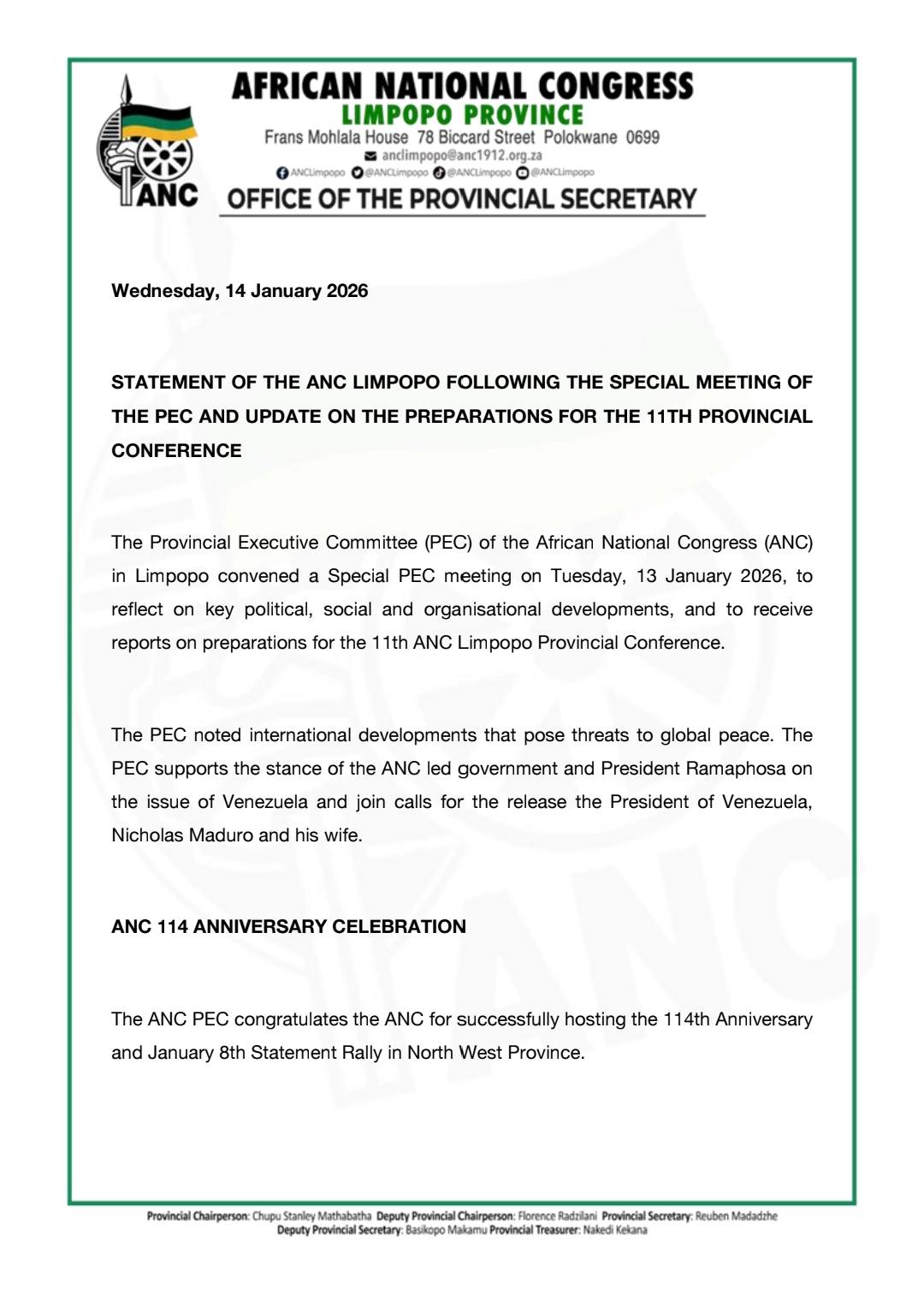 ANCLimpopo - ANCLimpopo added a new photo.