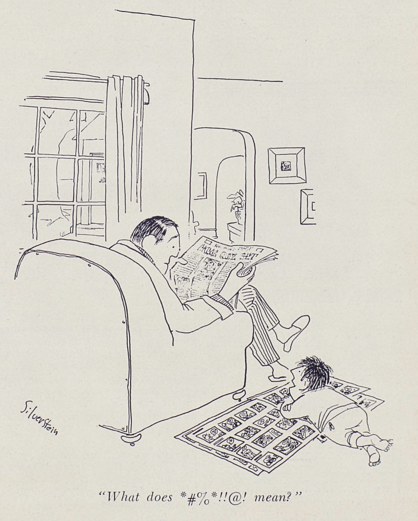 Shel Silverstein from the October, 1960 issue of ***Playboy***
