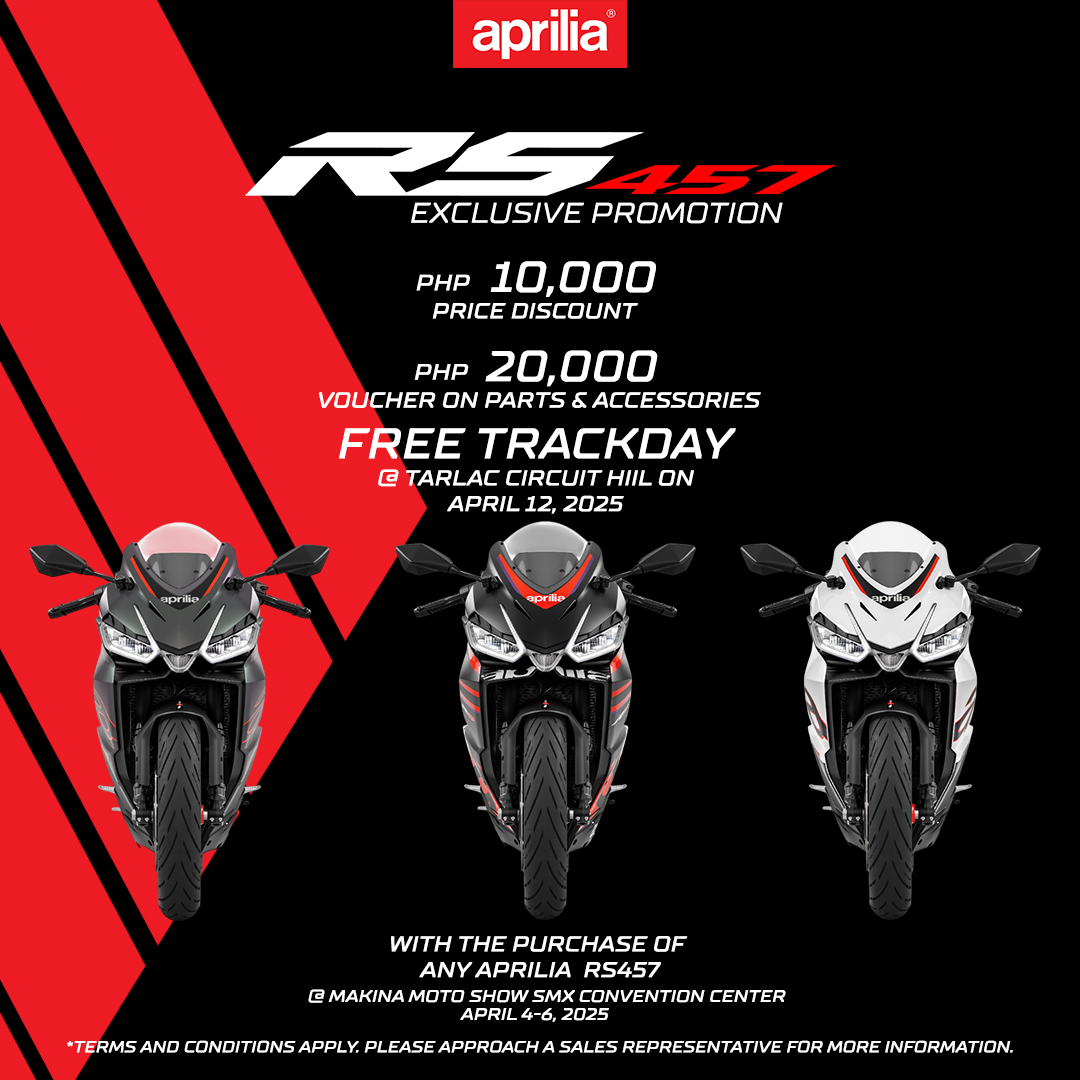 Aprilia - See you at the Makina Moto Show on April 4-6, 2025 at the SMX ...