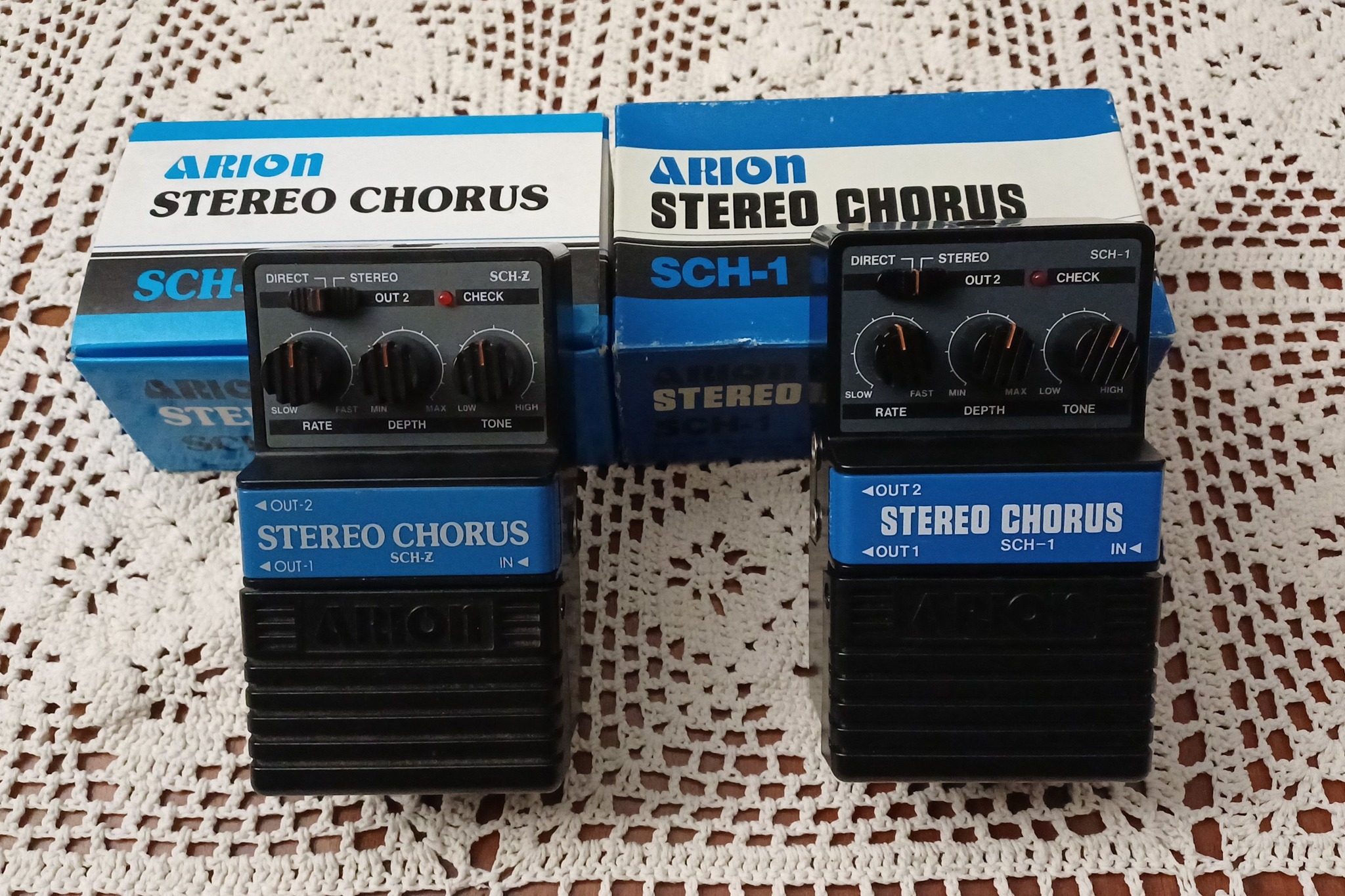 What's the difference between Arion SCH-1 and SCH-Z stereo chorus?