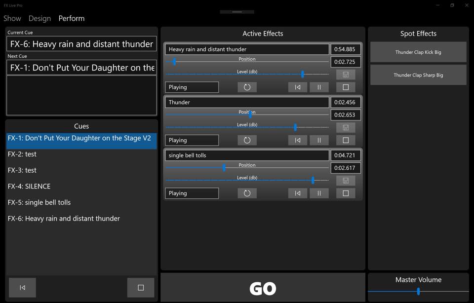 FX Live - Sound Control