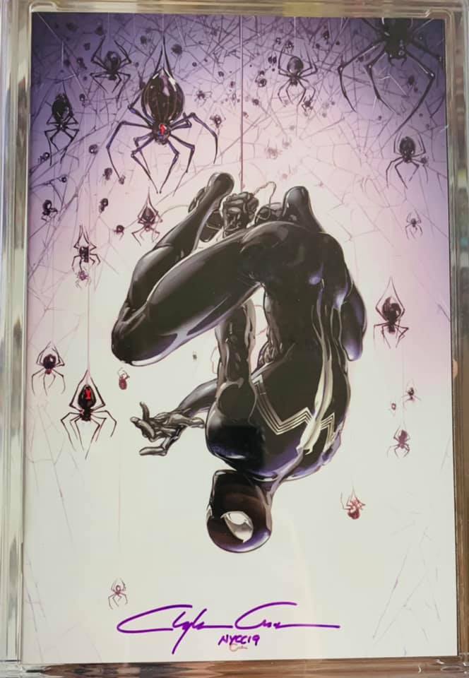 Signed Spider-Man #1 NYCC Clayton Crain exclusive variant