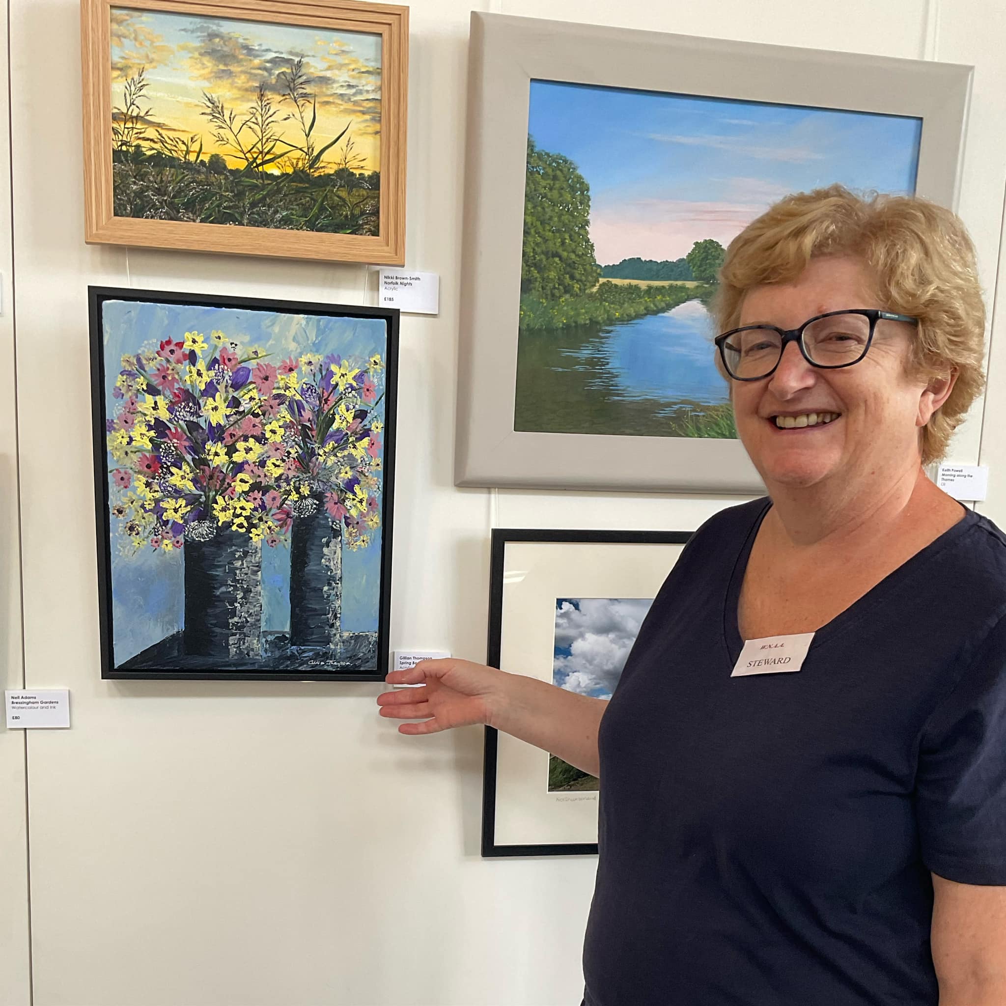 Artist Will Reed with... - West Norfolk Artists Association