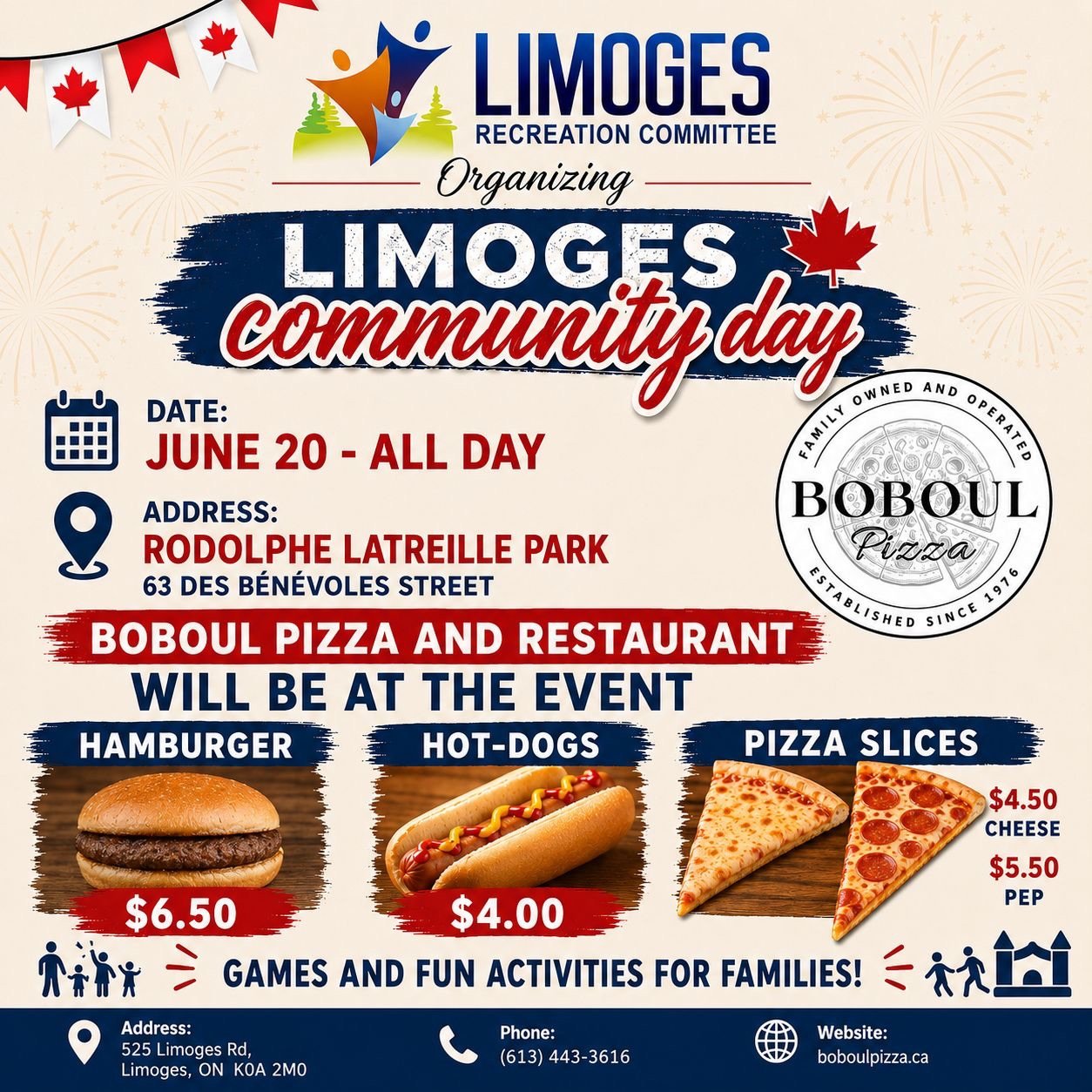 Join us for the Limoges Community Day on June 20th! Bring your