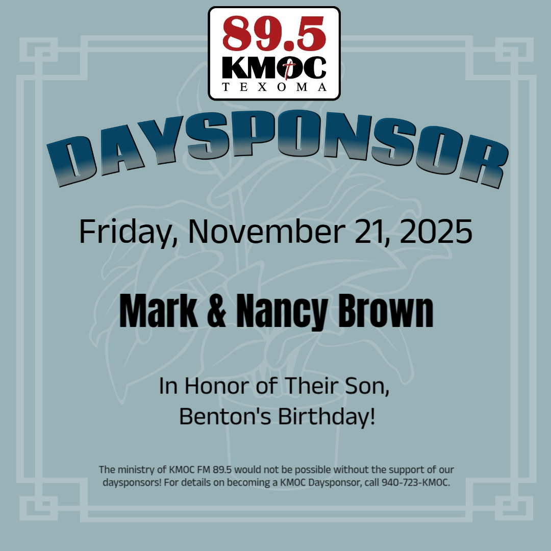 KMOC - Thank you, Mark & Nancy for sponsoring a full day of KMOC ...