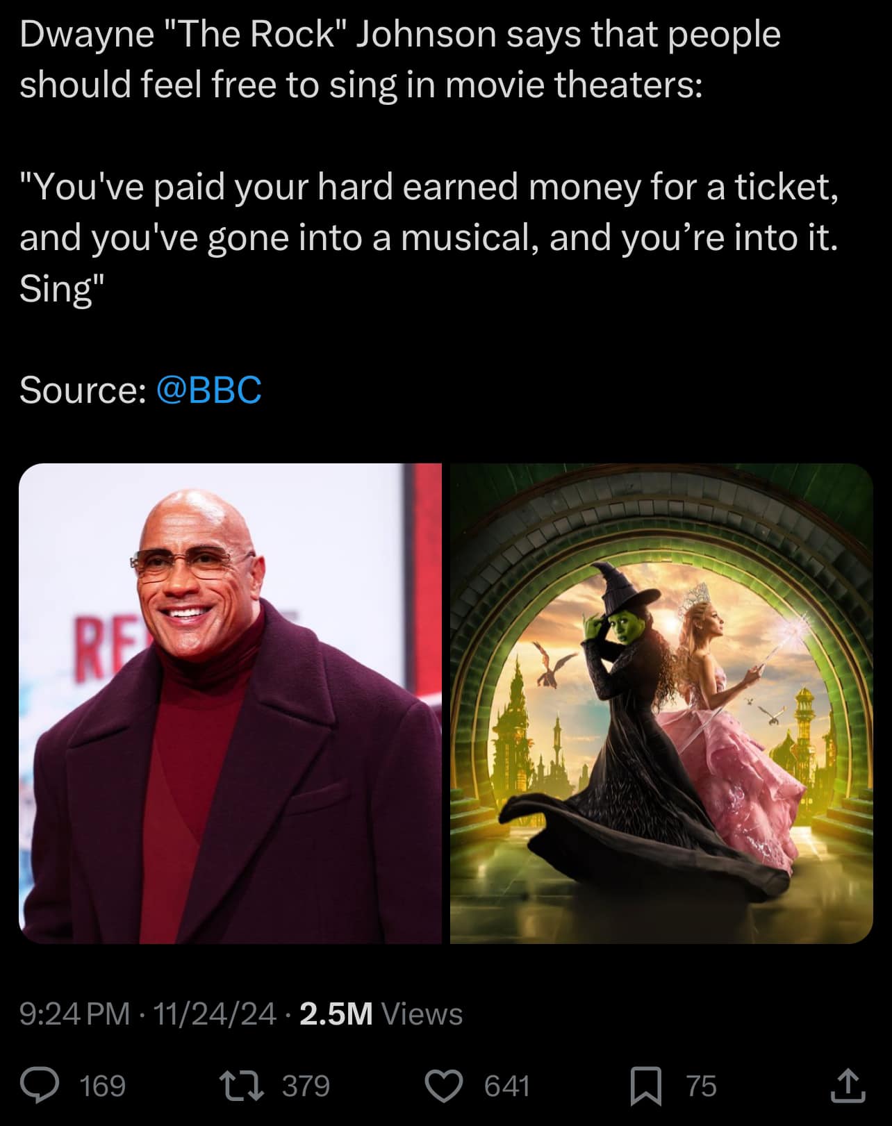 I'd be pissed if someone started singing, that would be very