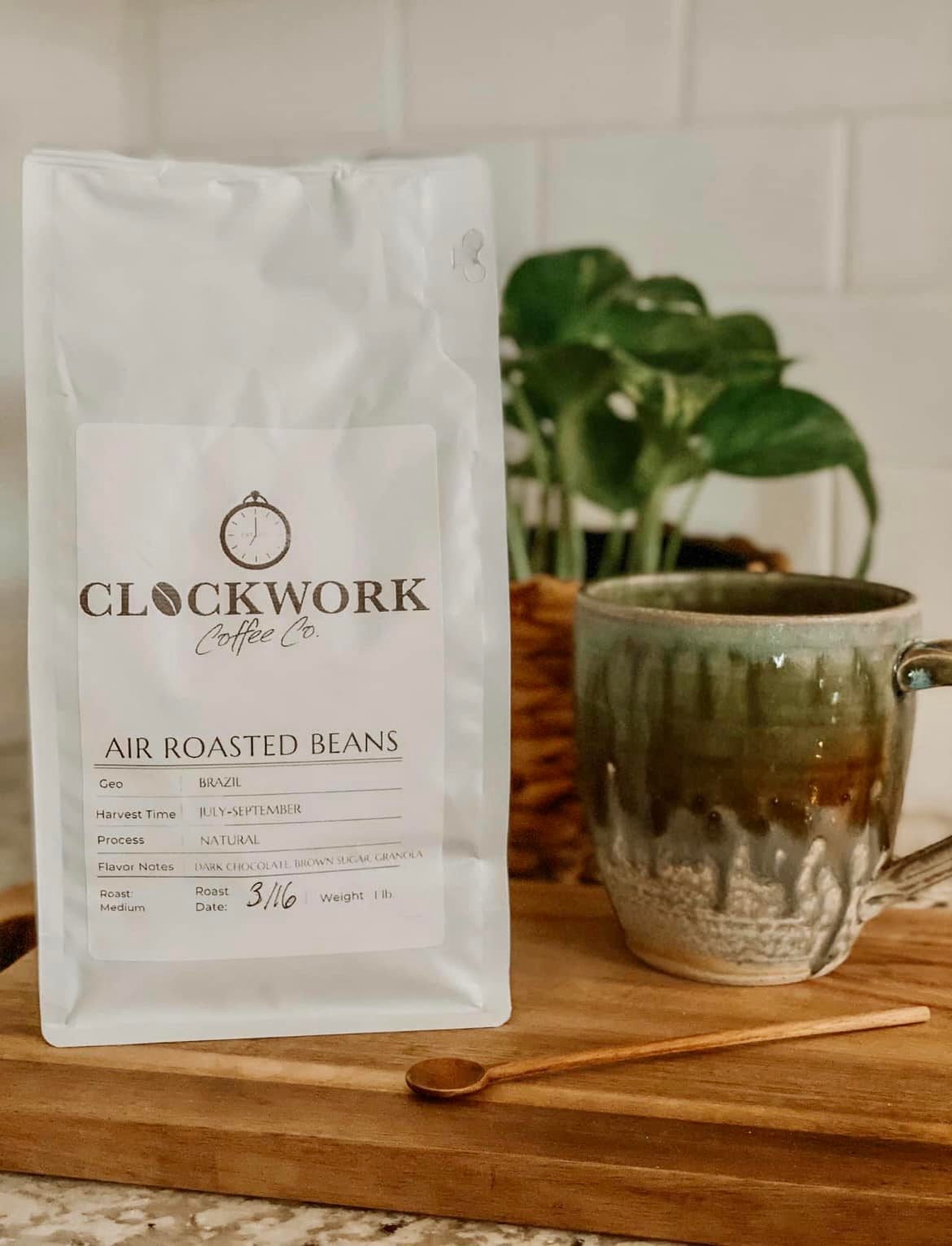 Our coffee is air roasted fresh in... - Clockwork Coffee Co.