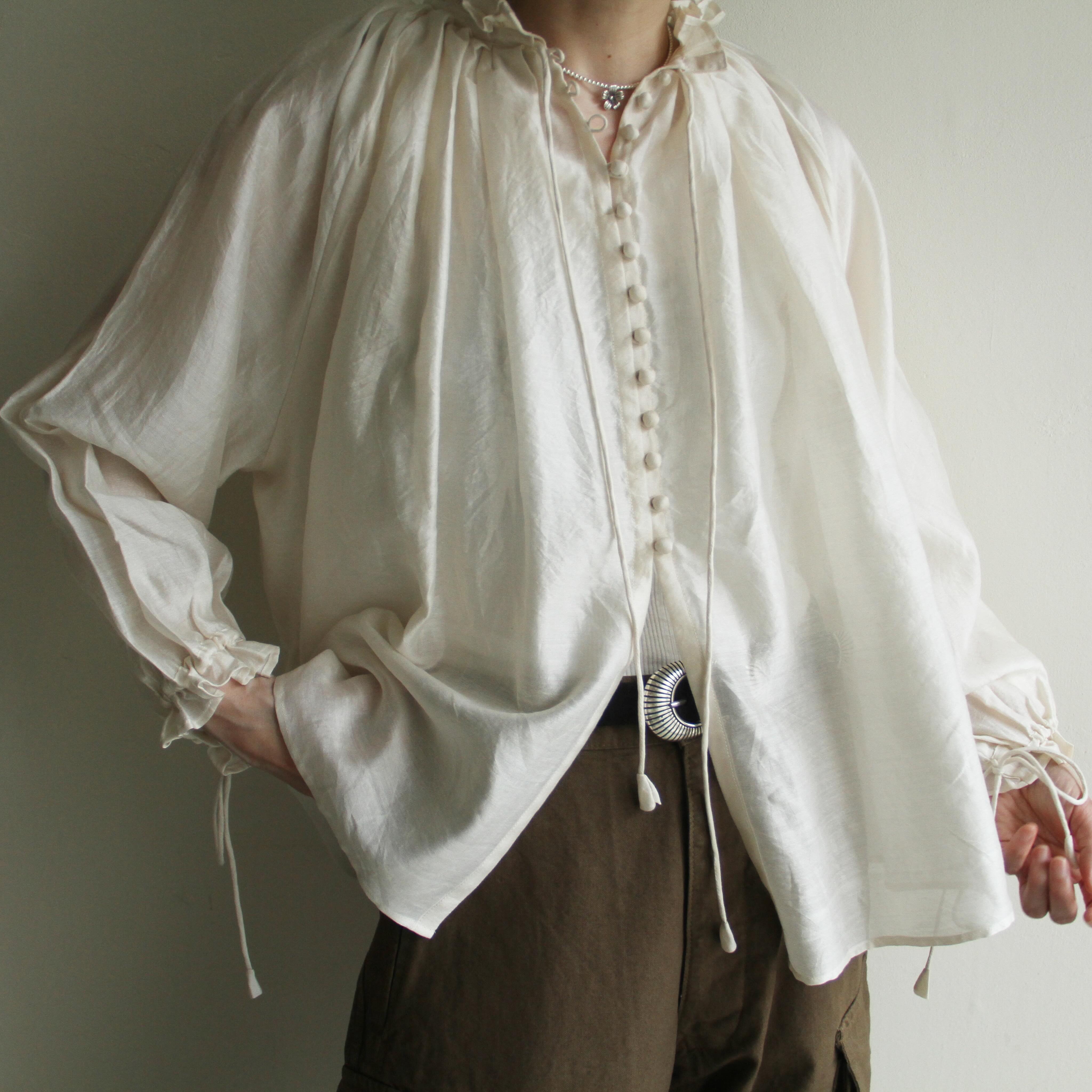 WOMENS Blouse 【 Pan thongvird 】Uma Pants 【 OUTIL】 Pantalon blesle