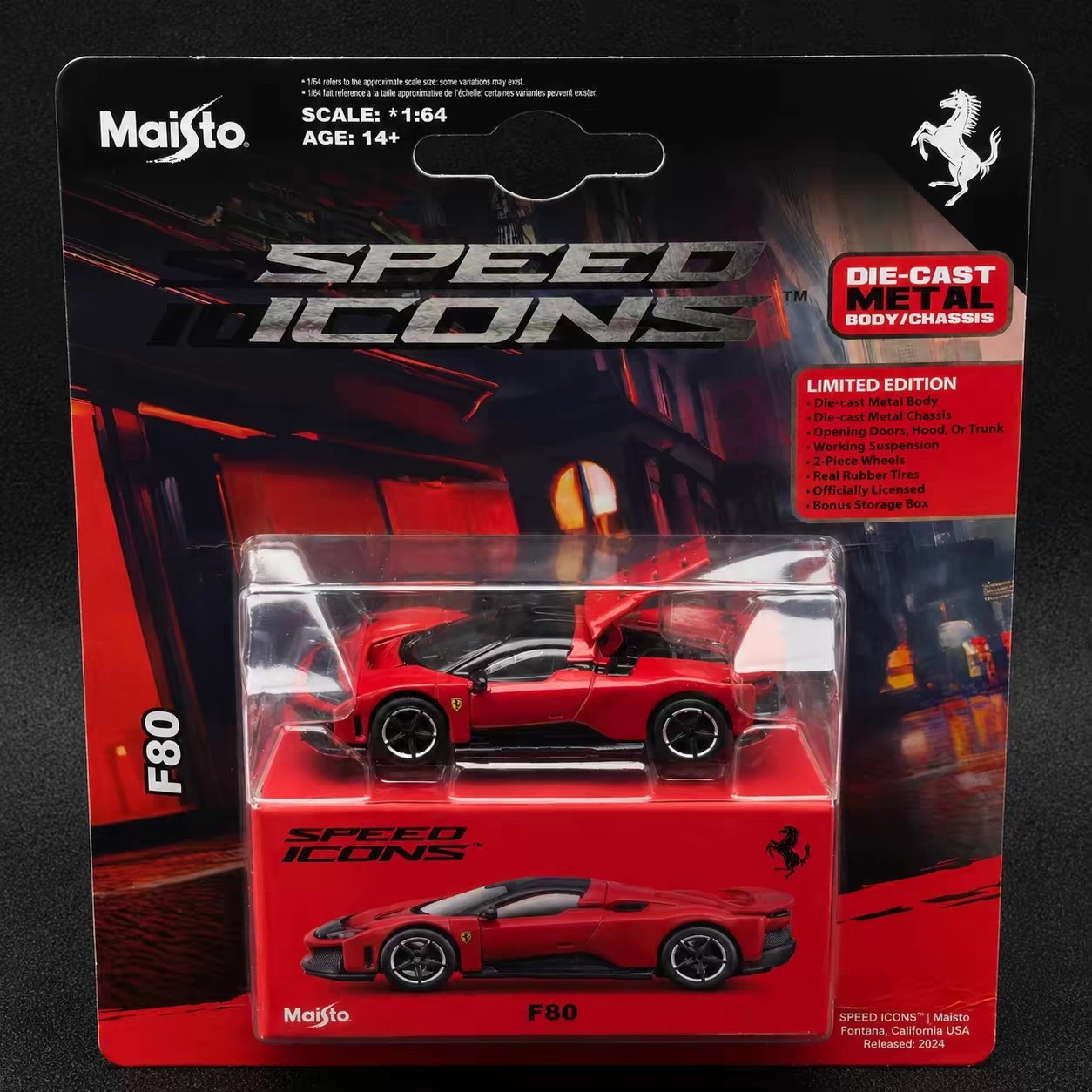 Maisto Ferrari F80 ミニカー 2台セット Maisto 1:64 Scale Ferrari F80 Limited Edition #preorder